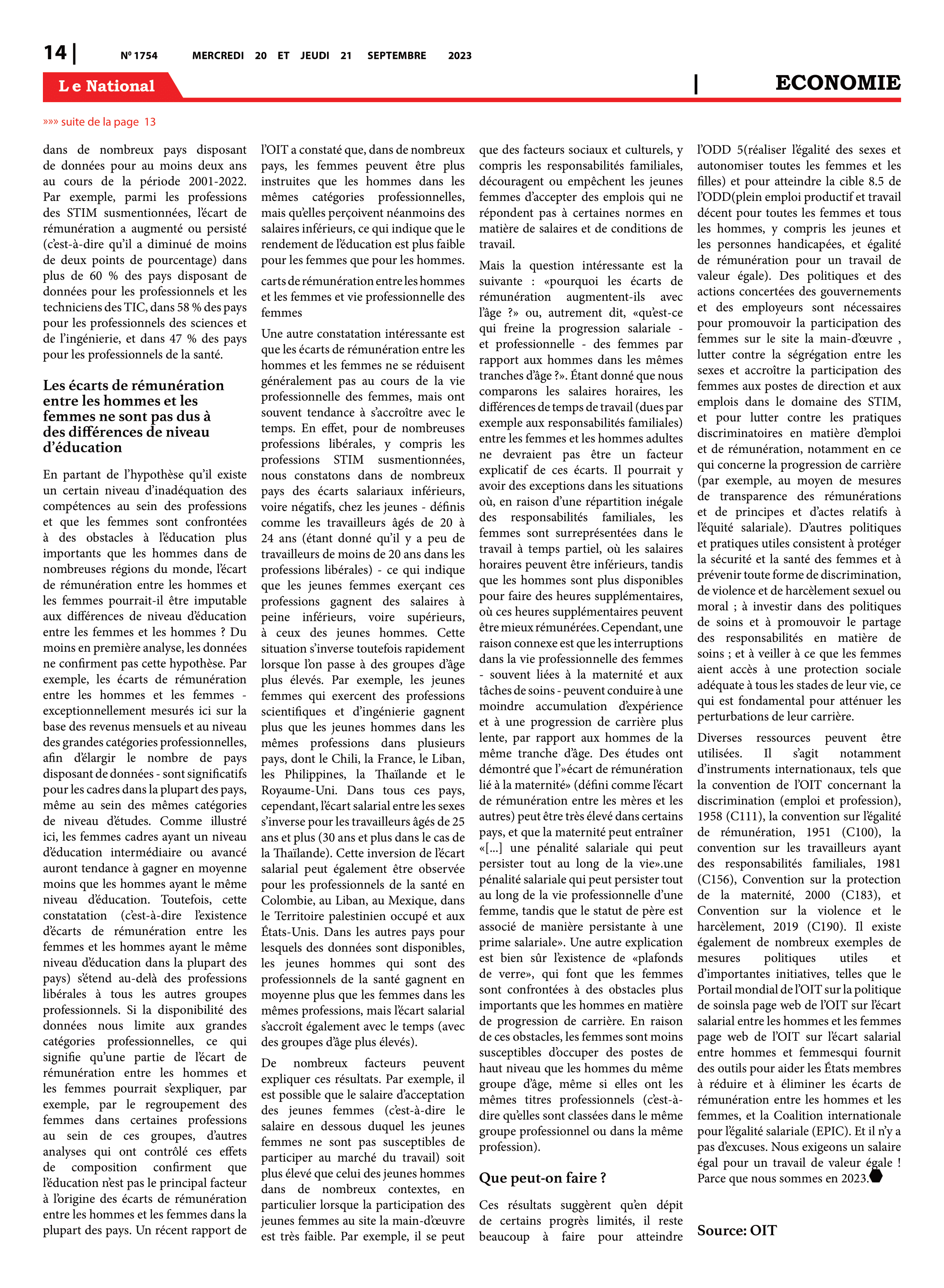Page 14 de l'édition 1754