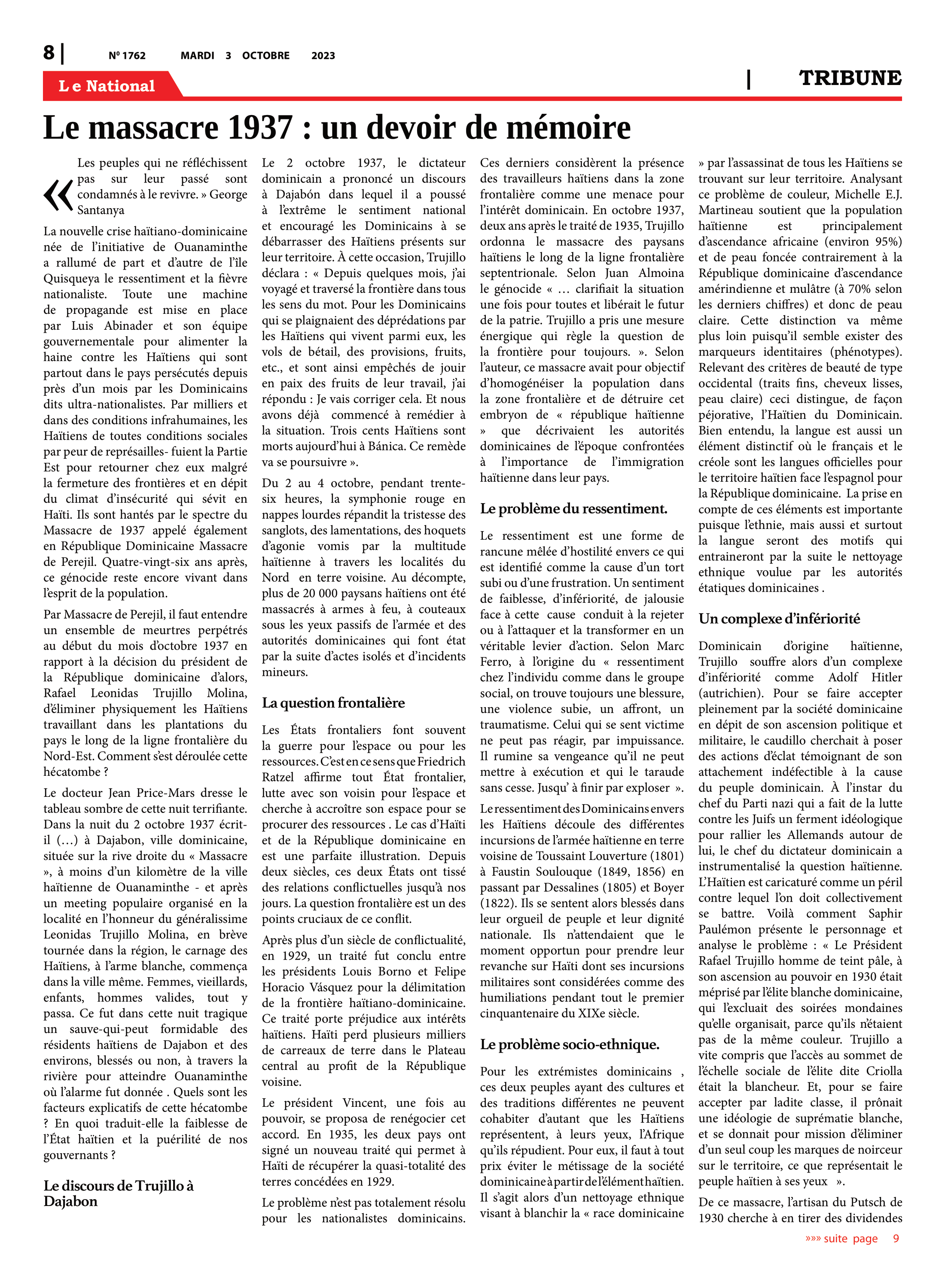 Page 8 de l'édition 1762