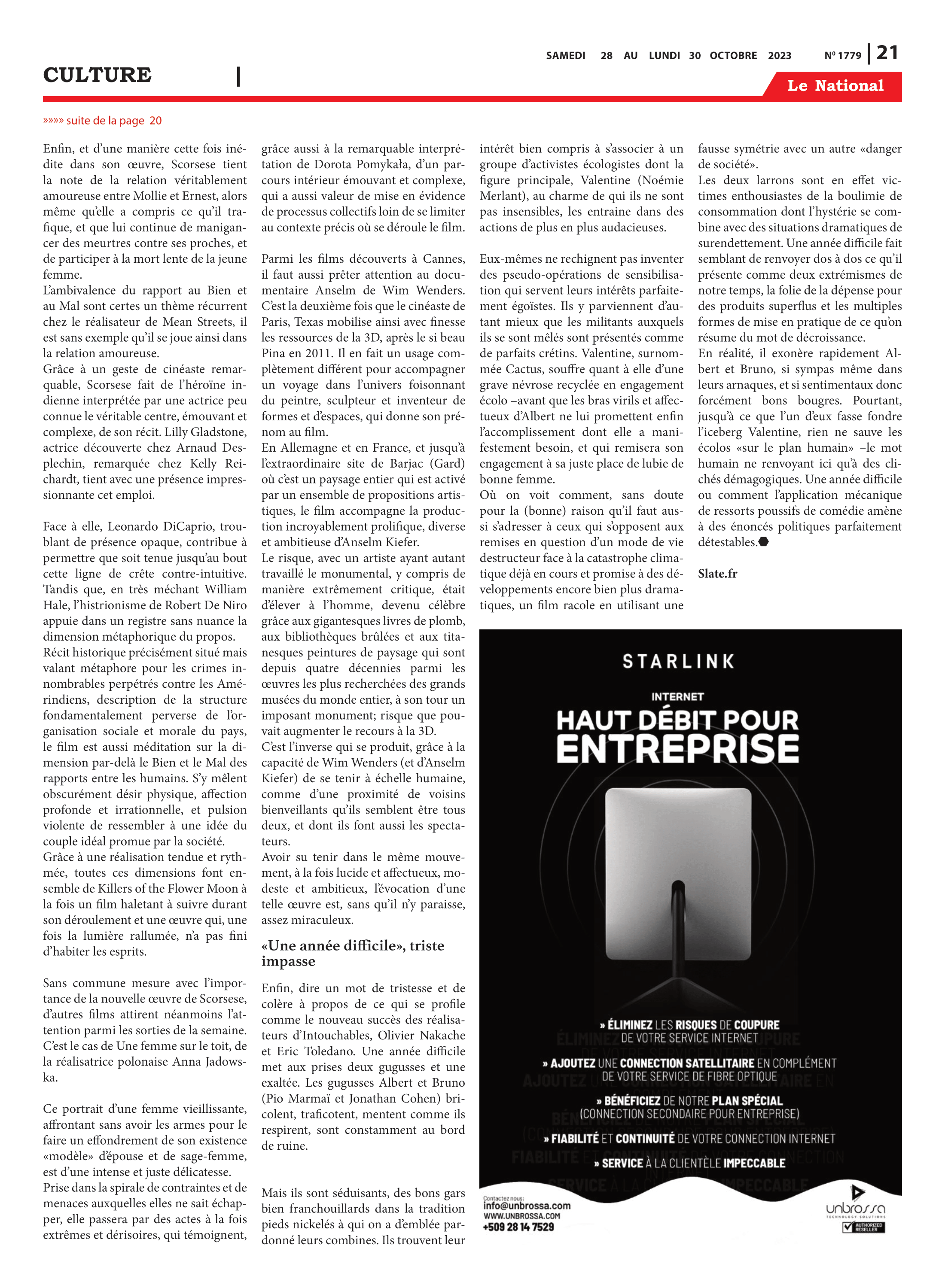 Page 21 de l'édition 1779