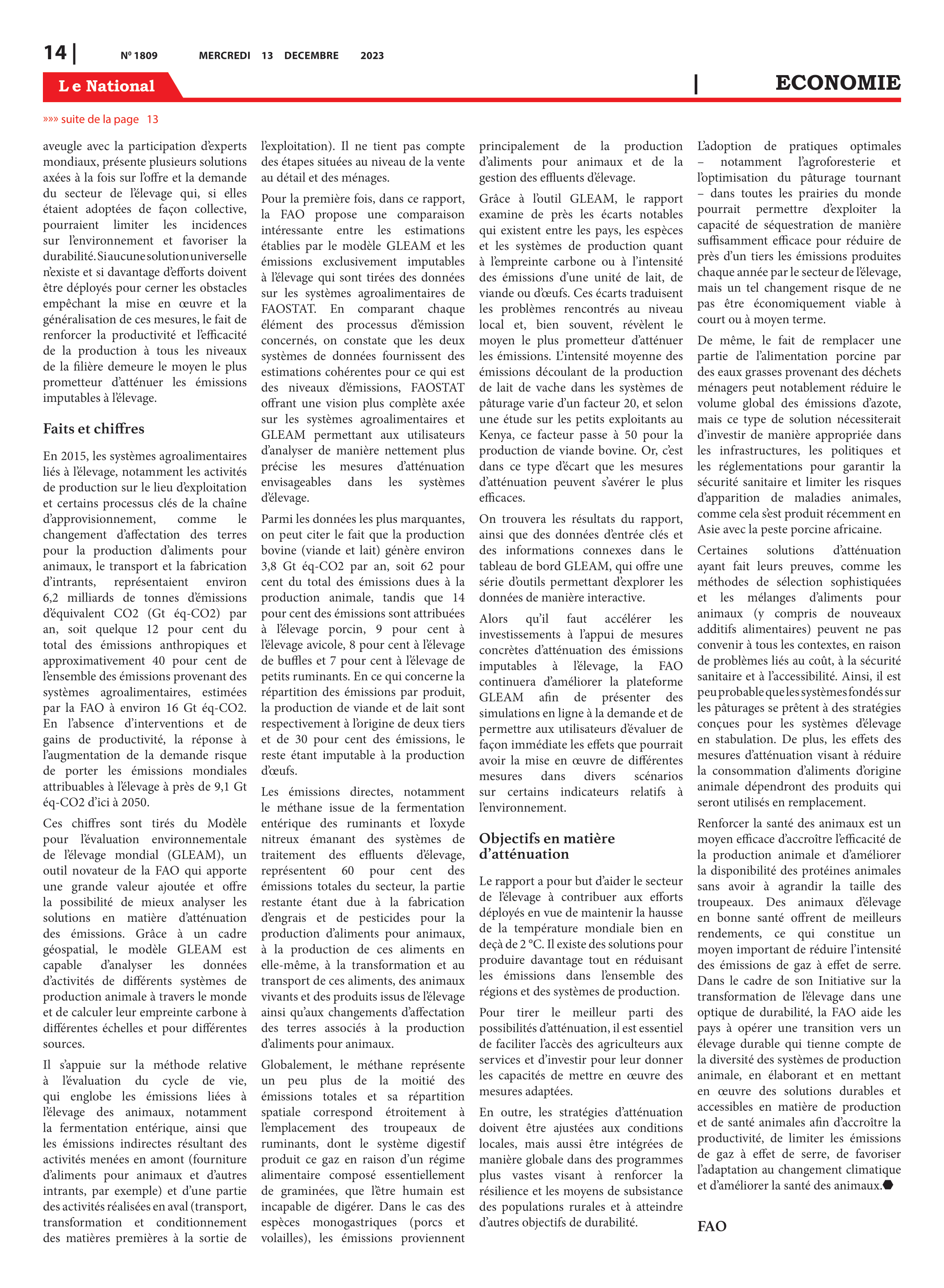 Page 14 de l'édition 1809