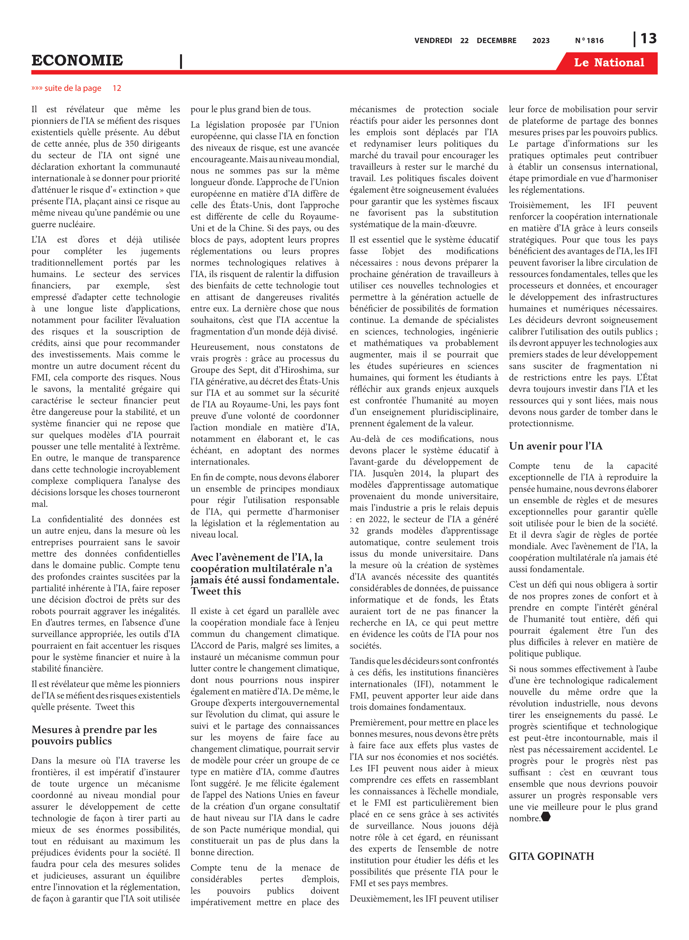 Page 13 de l'édition 1816