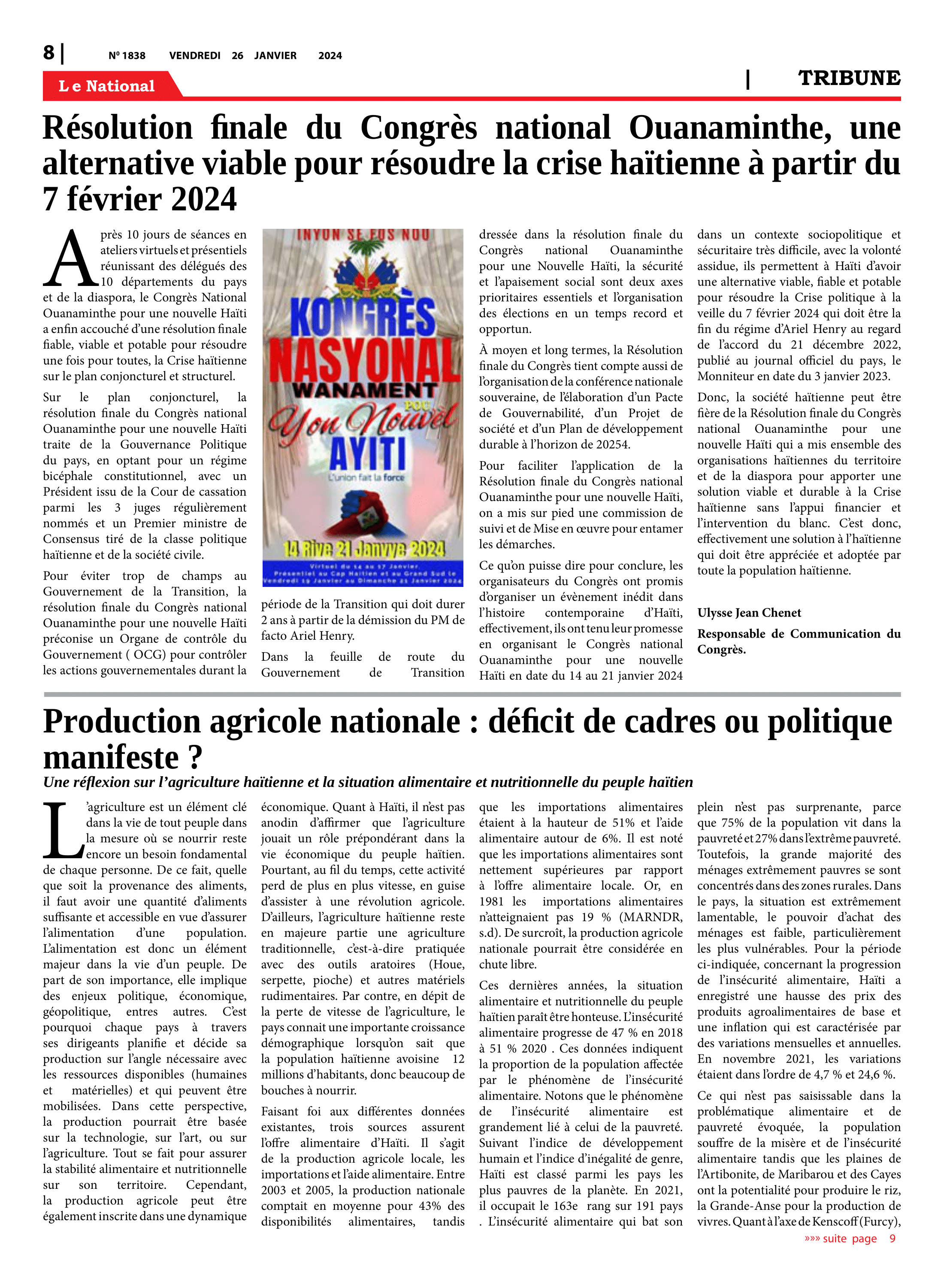 Page 8 de l'édition 1838