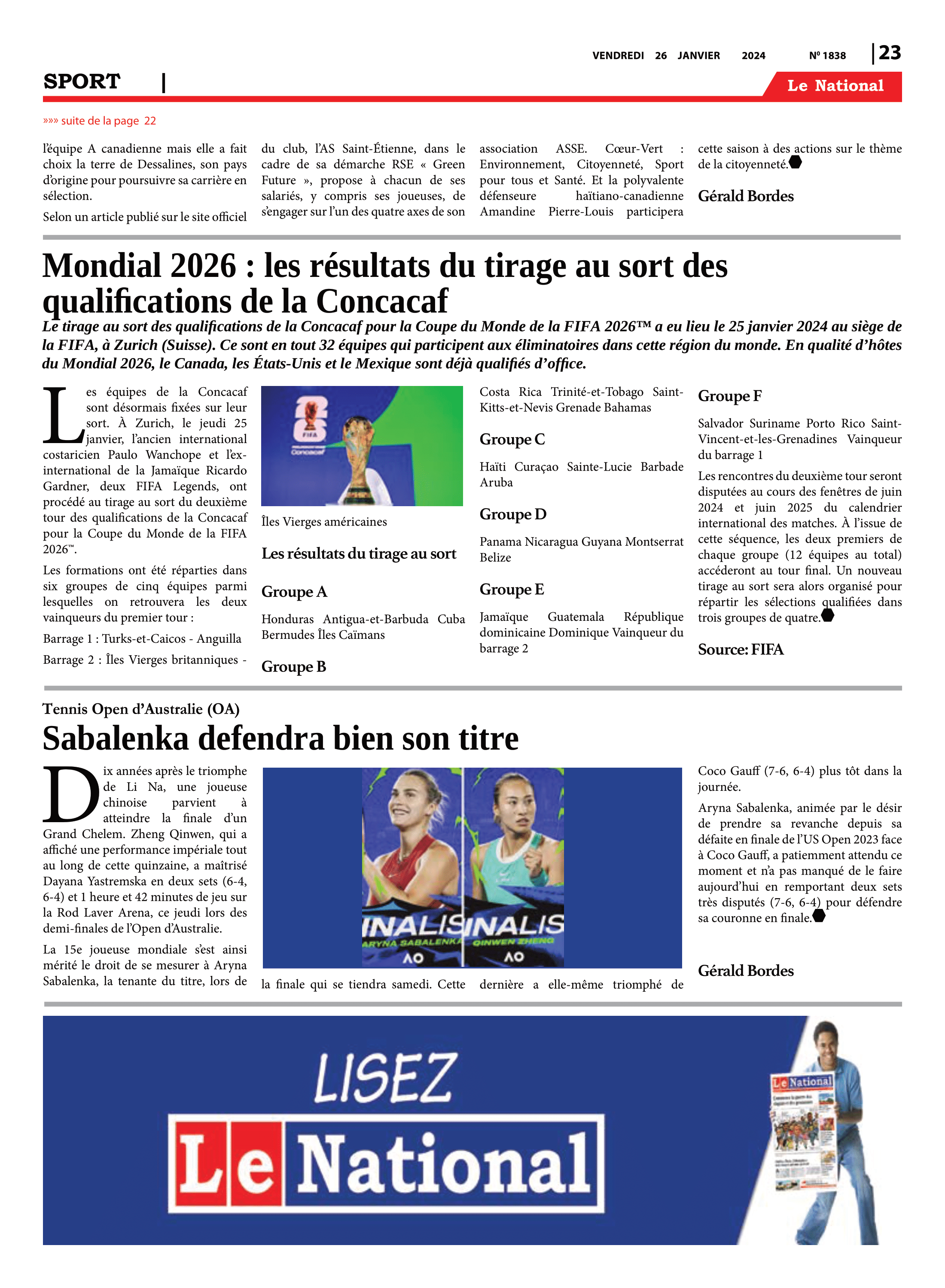 Page 23 de l'édition 1838