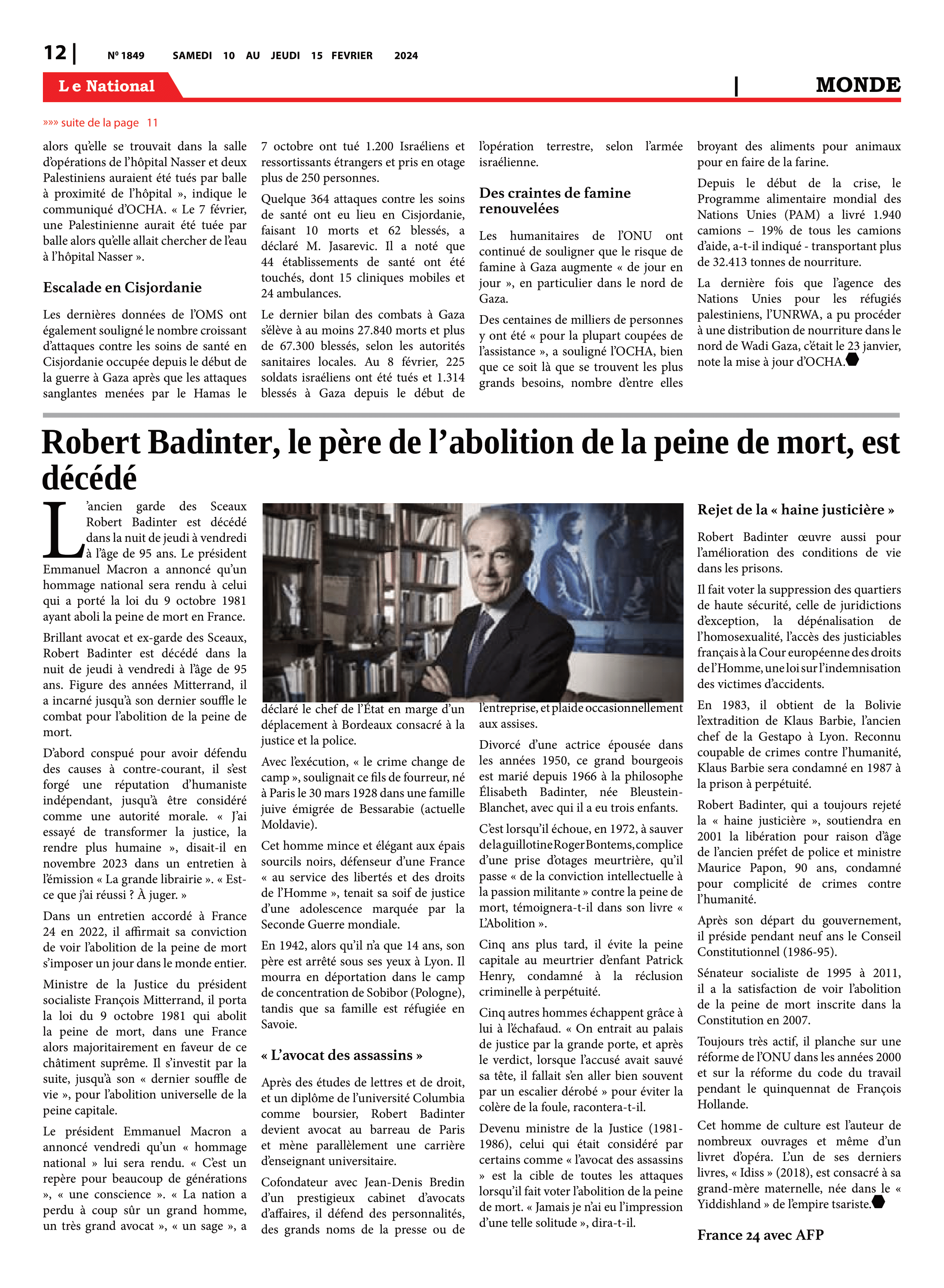 Page 12 de l'édition 1849
