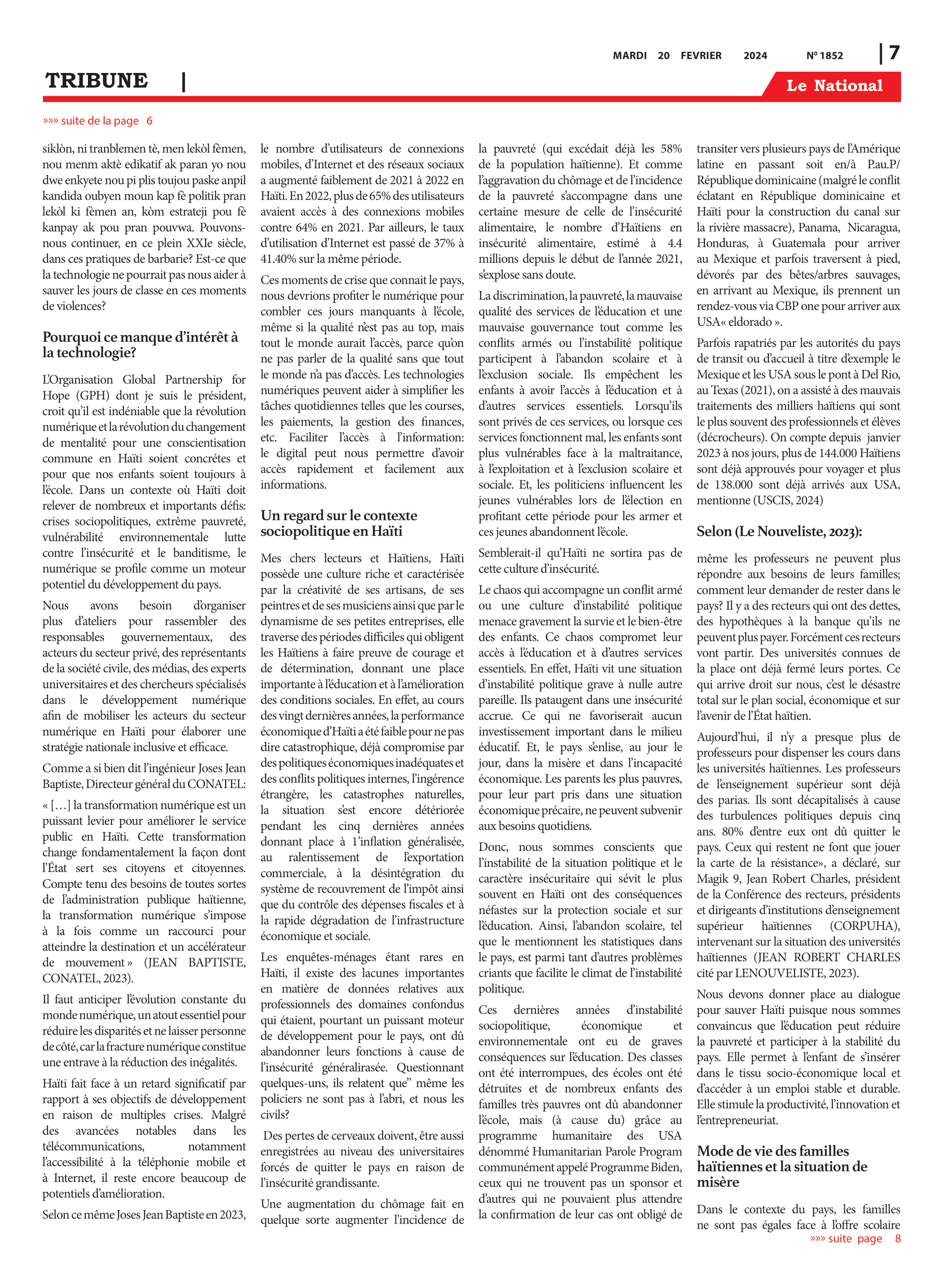 Page 7 de l'édition 1852