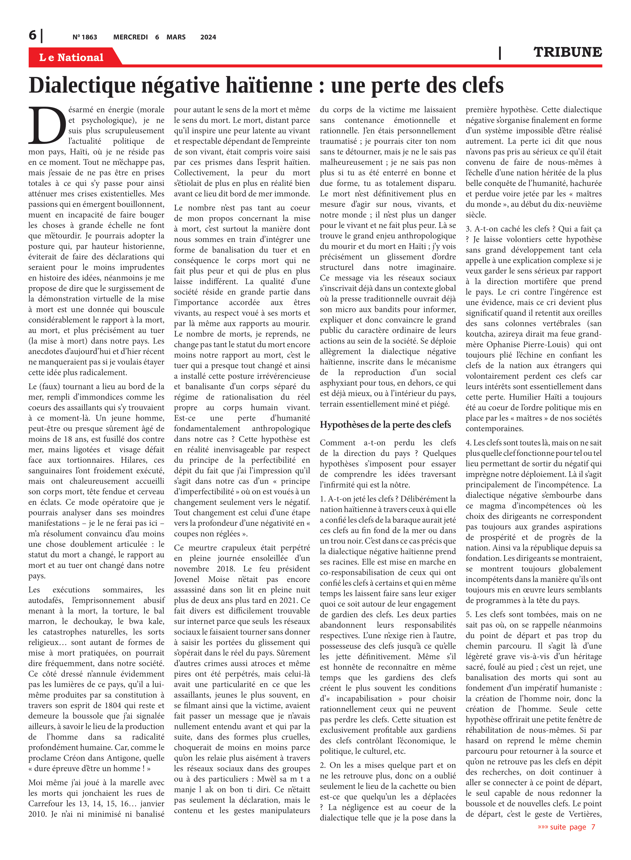 Page 6 de l'édition 1863