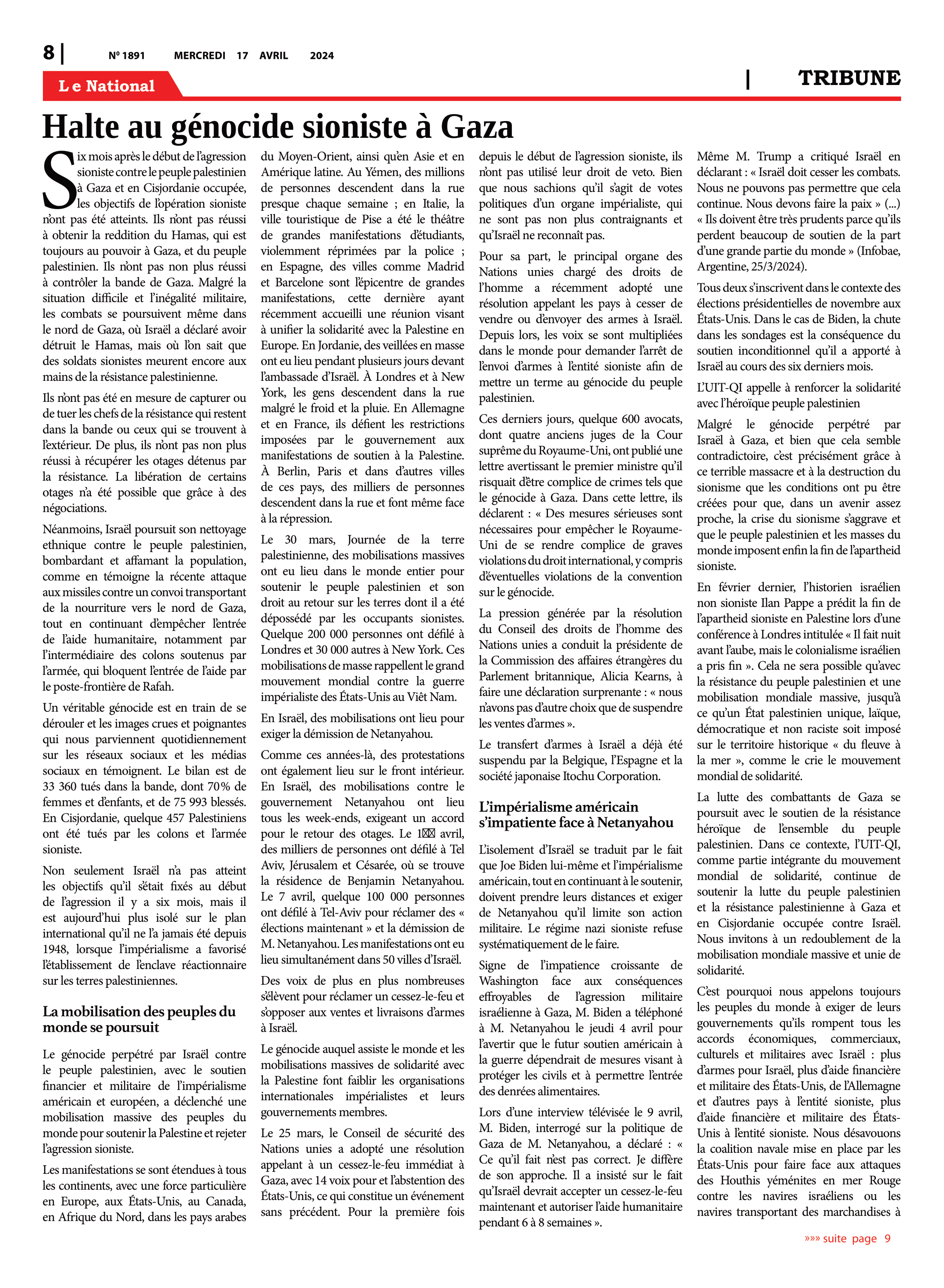Page 8 de l'édition 1891