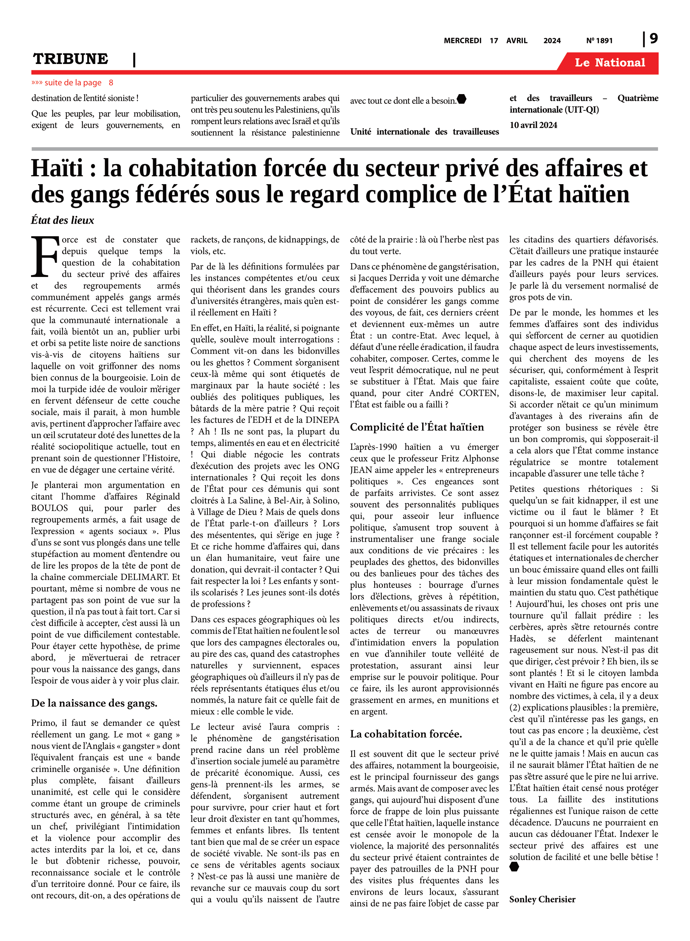 Page 9 de l'édition 1891