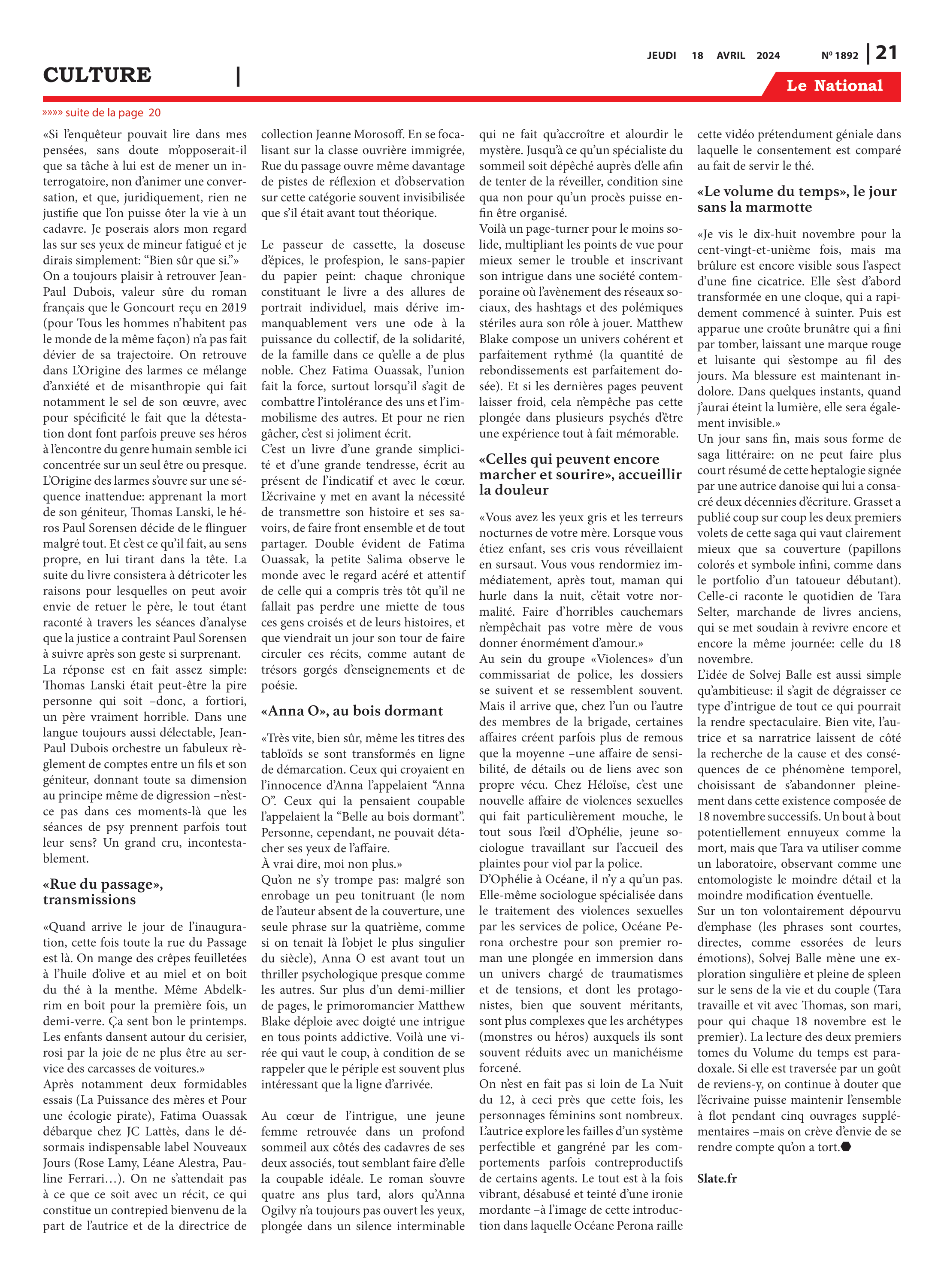 Page 21 de l'édition 1892