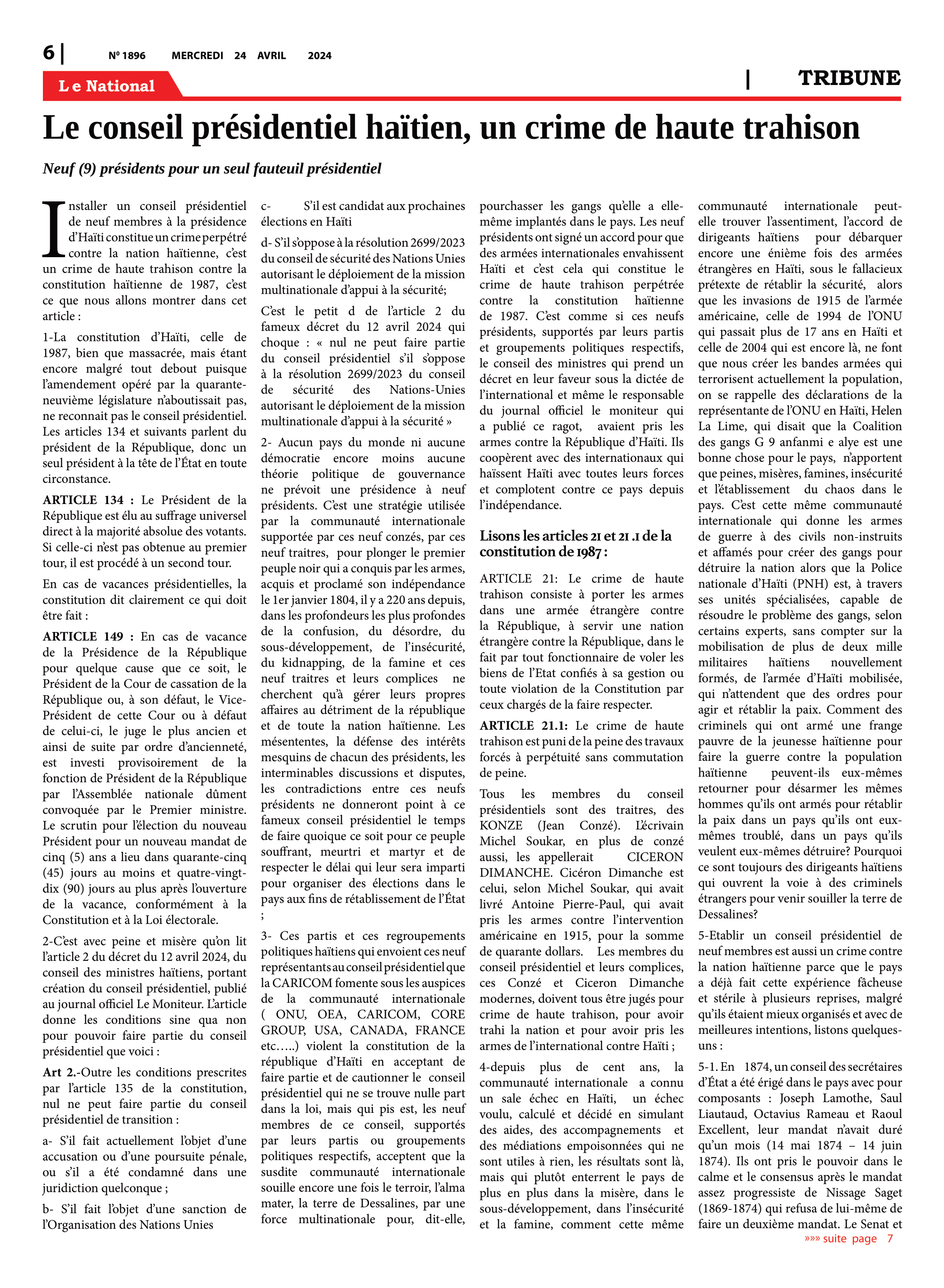 Page 6 de l'édition 1896