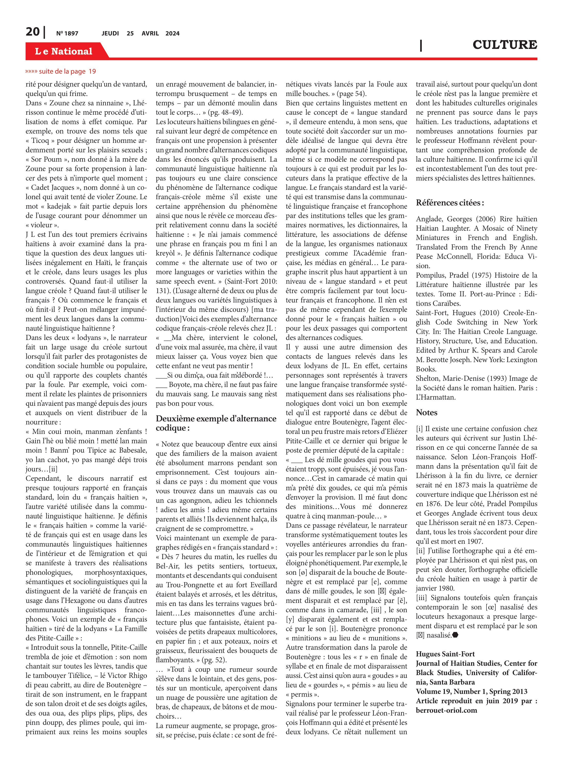 Page 20 de l'édition 1897