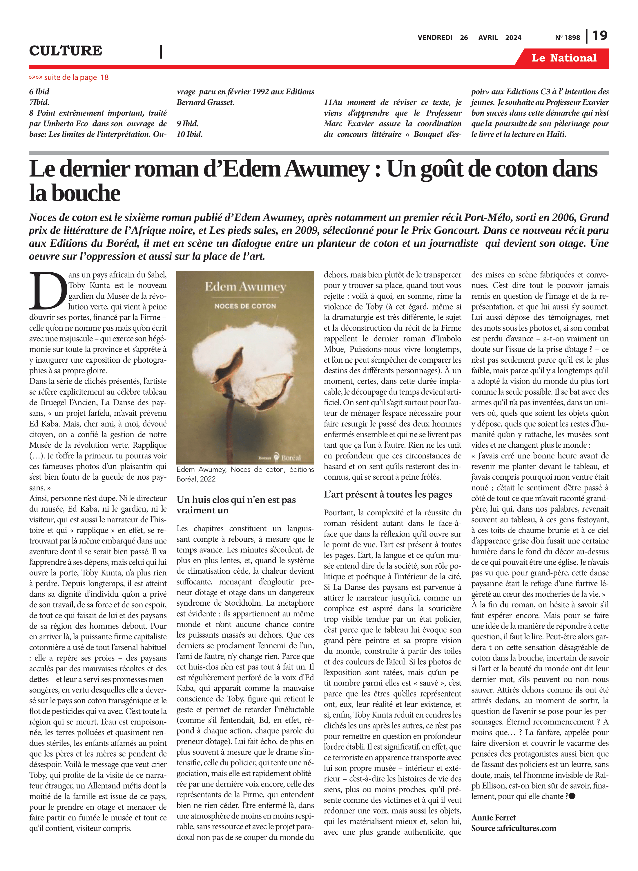 Page 19 de l'édition 1898
