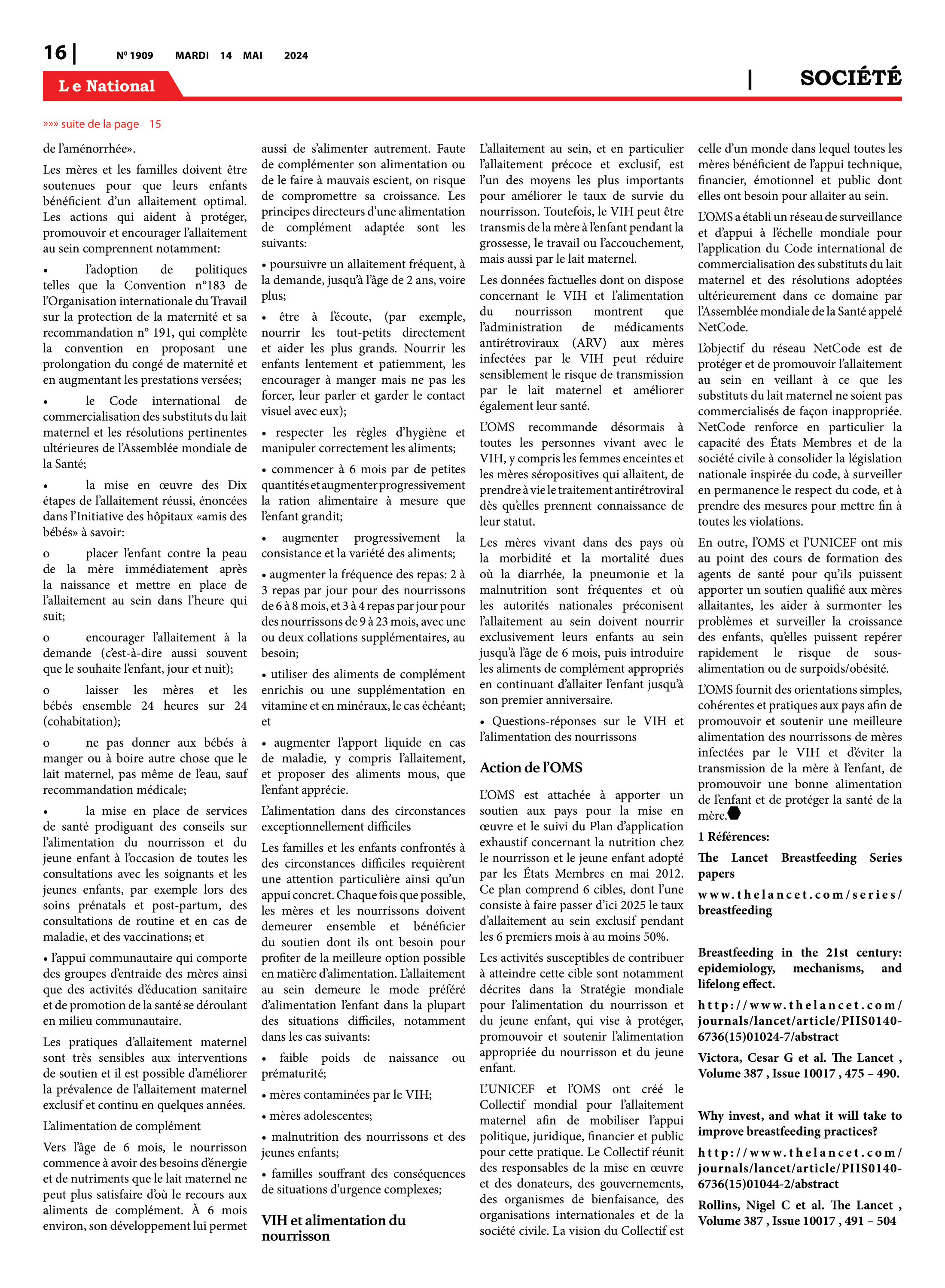Page 16 de l'édition 1909