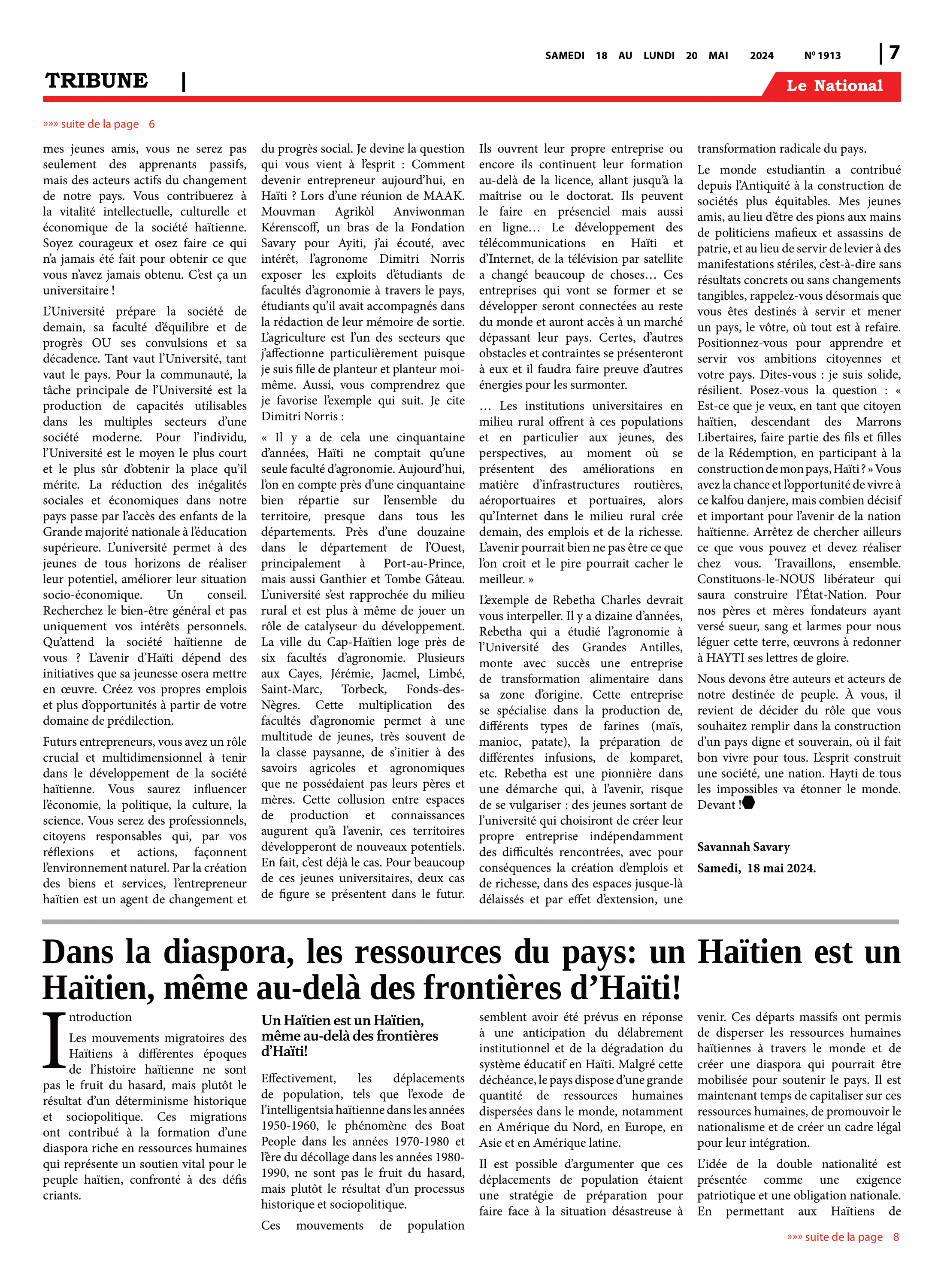 Page 7 de l'édition 1913