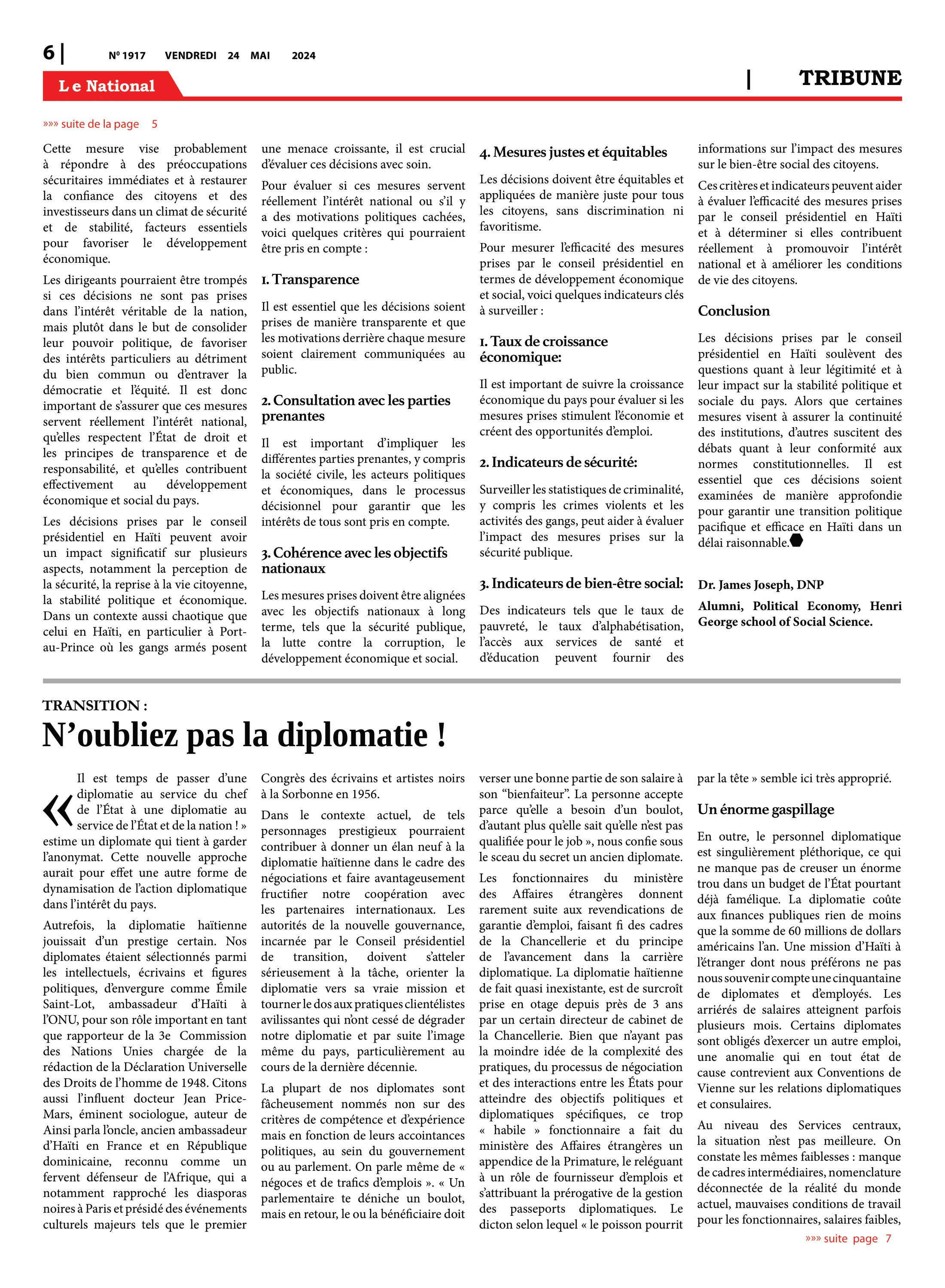Page 6 de l'édition 1917