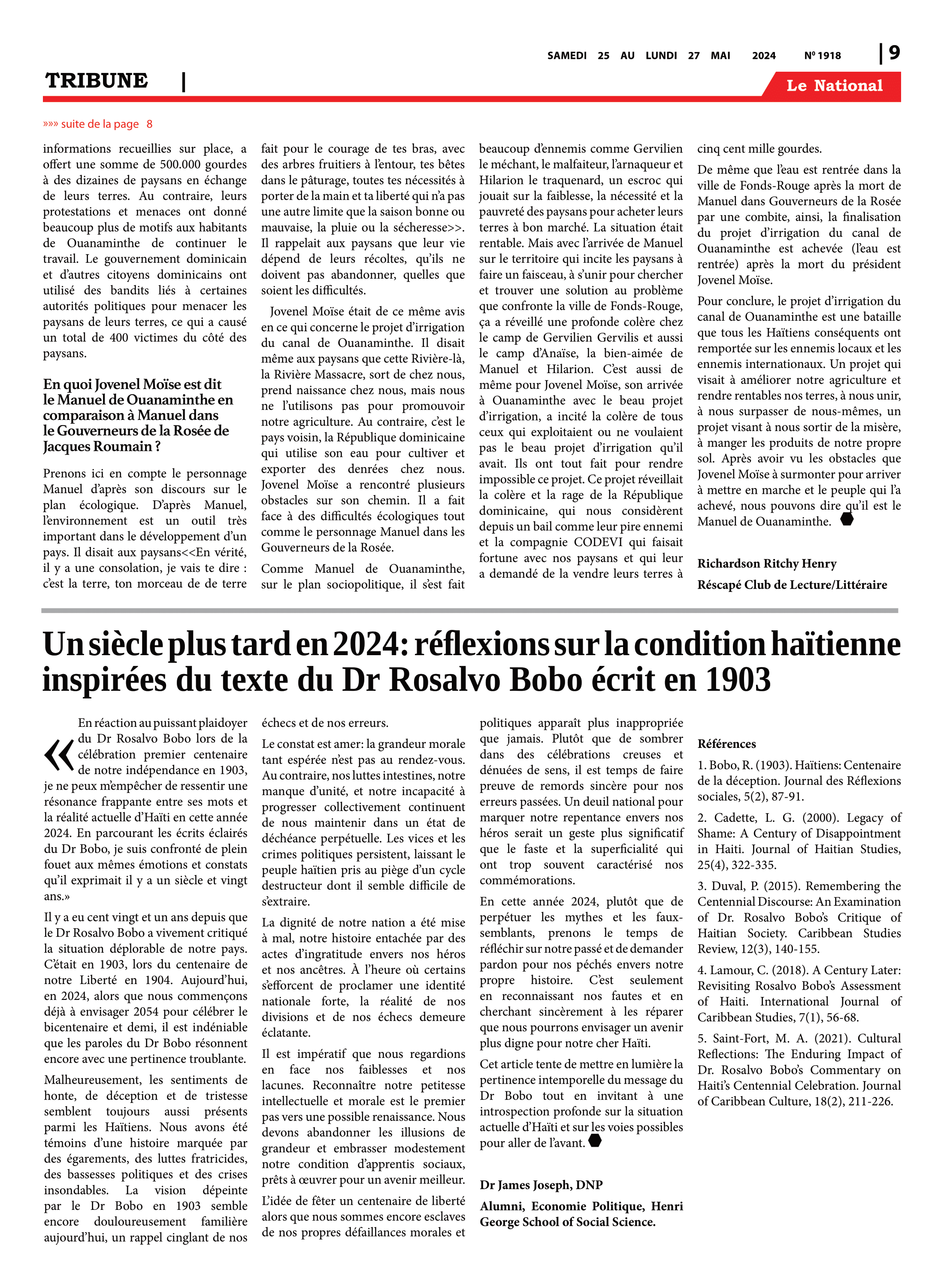 Page 9 de l'édition 1918