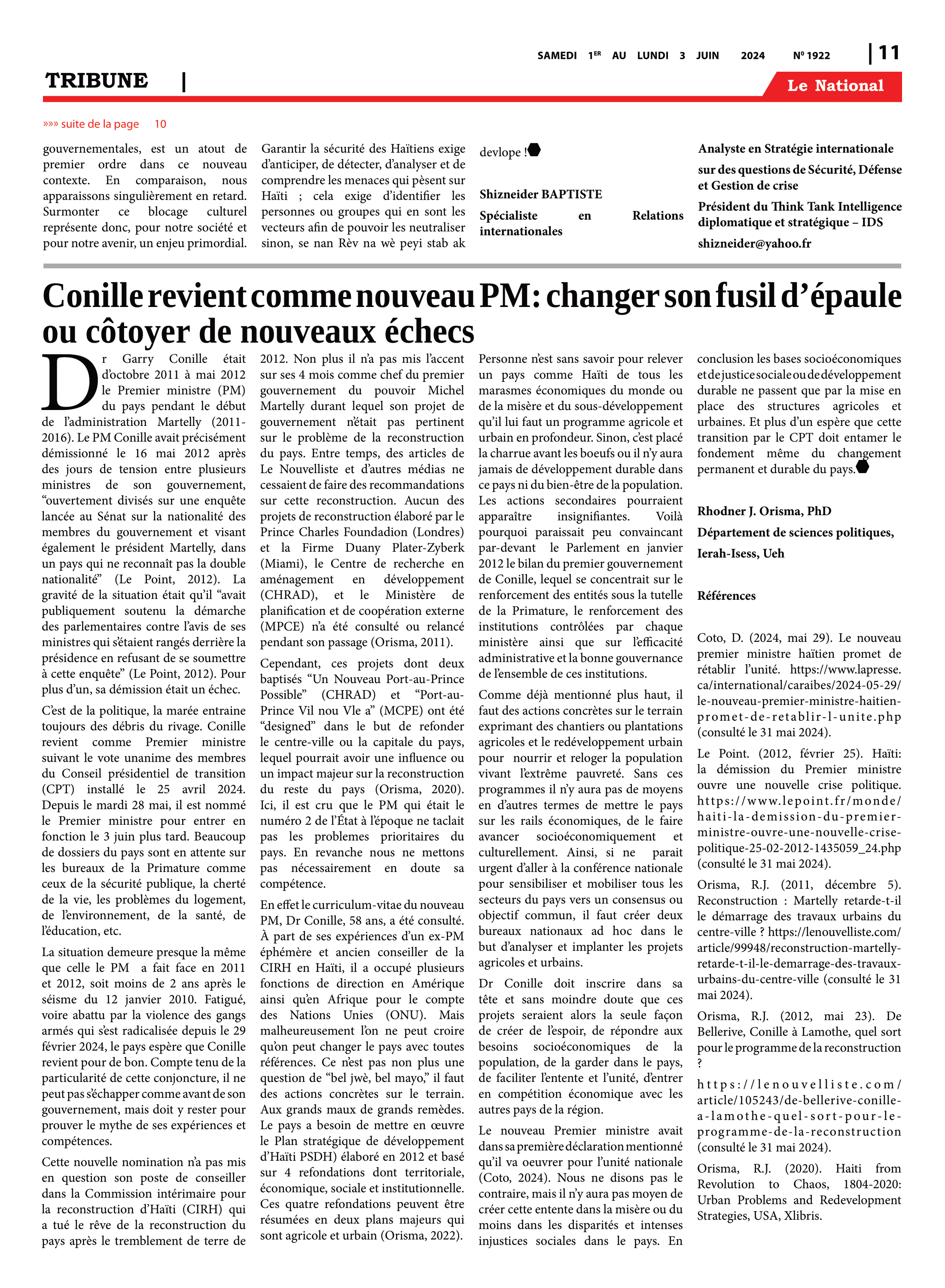 Page 11 de l'édition 1922