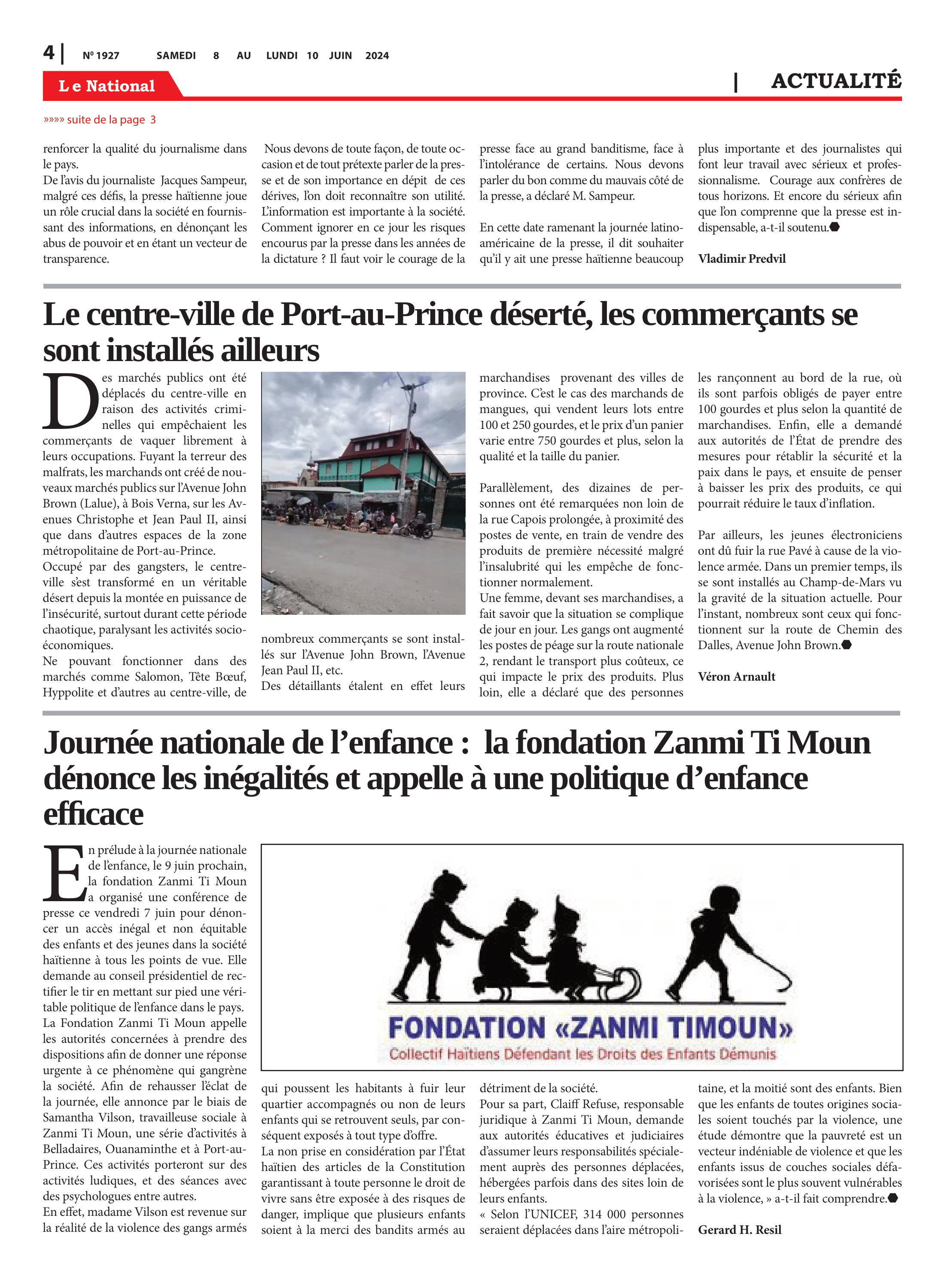 Page 4 de l'édition 1927