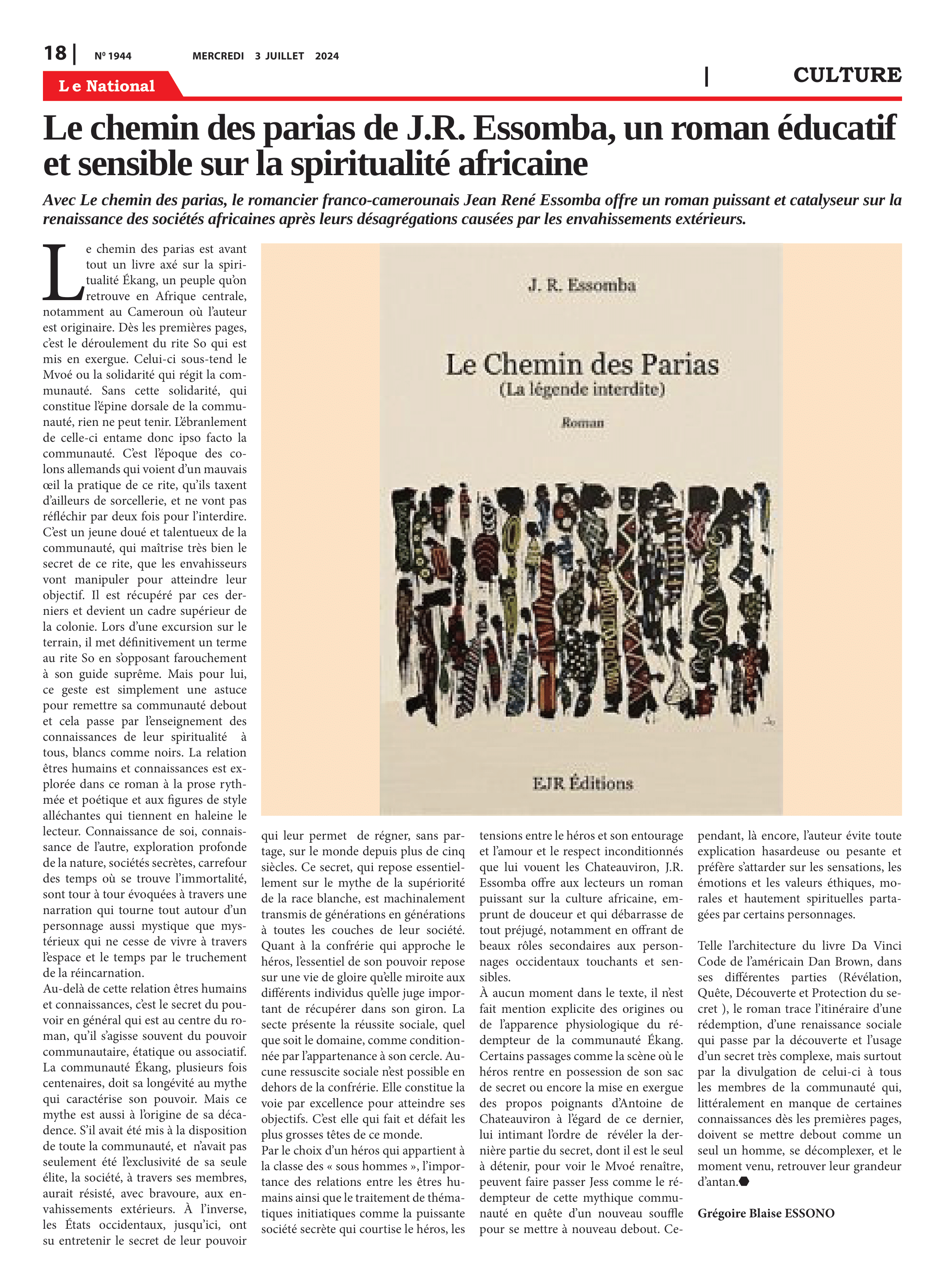 Page 18 de l'édition 1944
