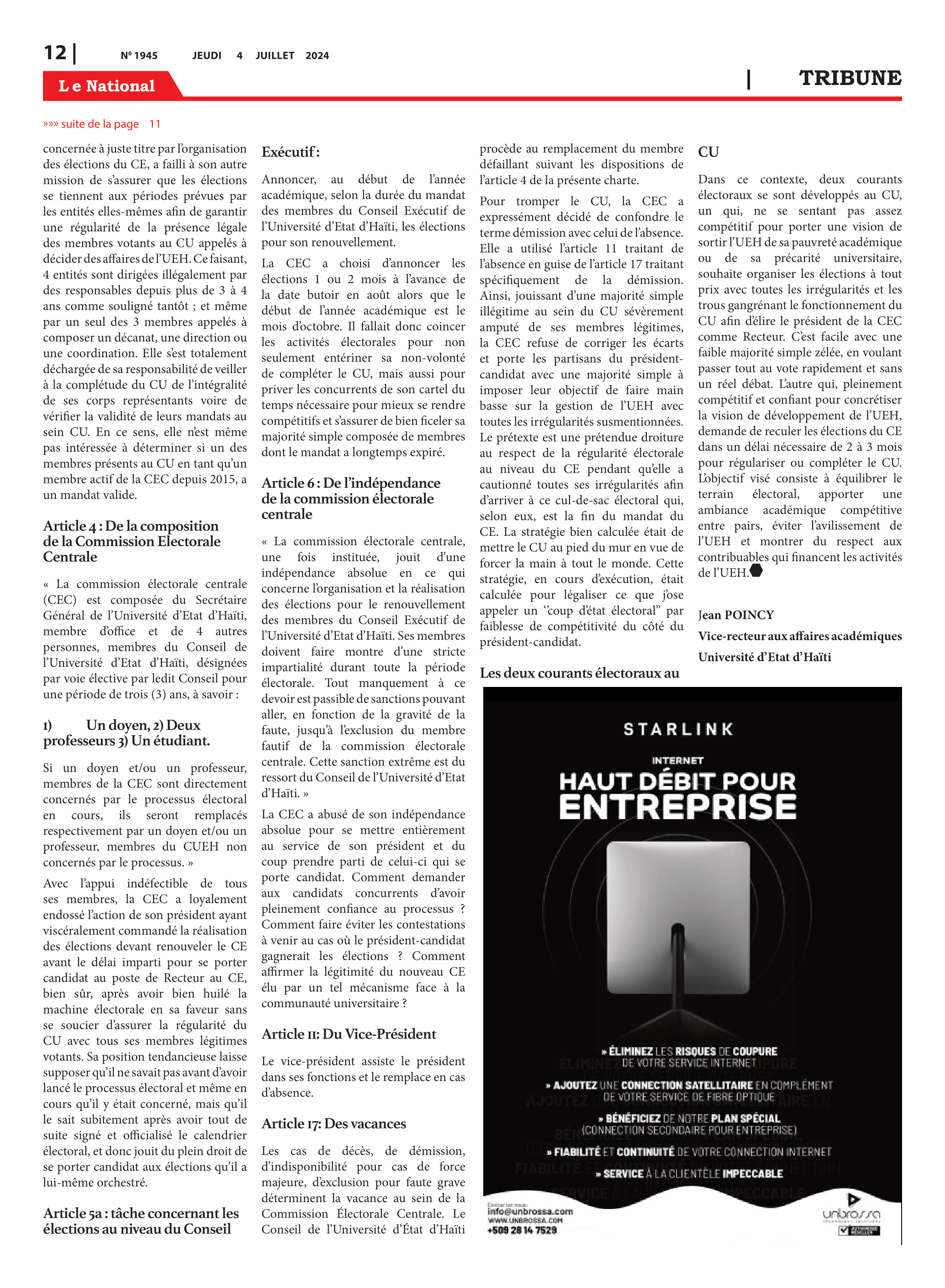 Page 12 de l'édition 1945