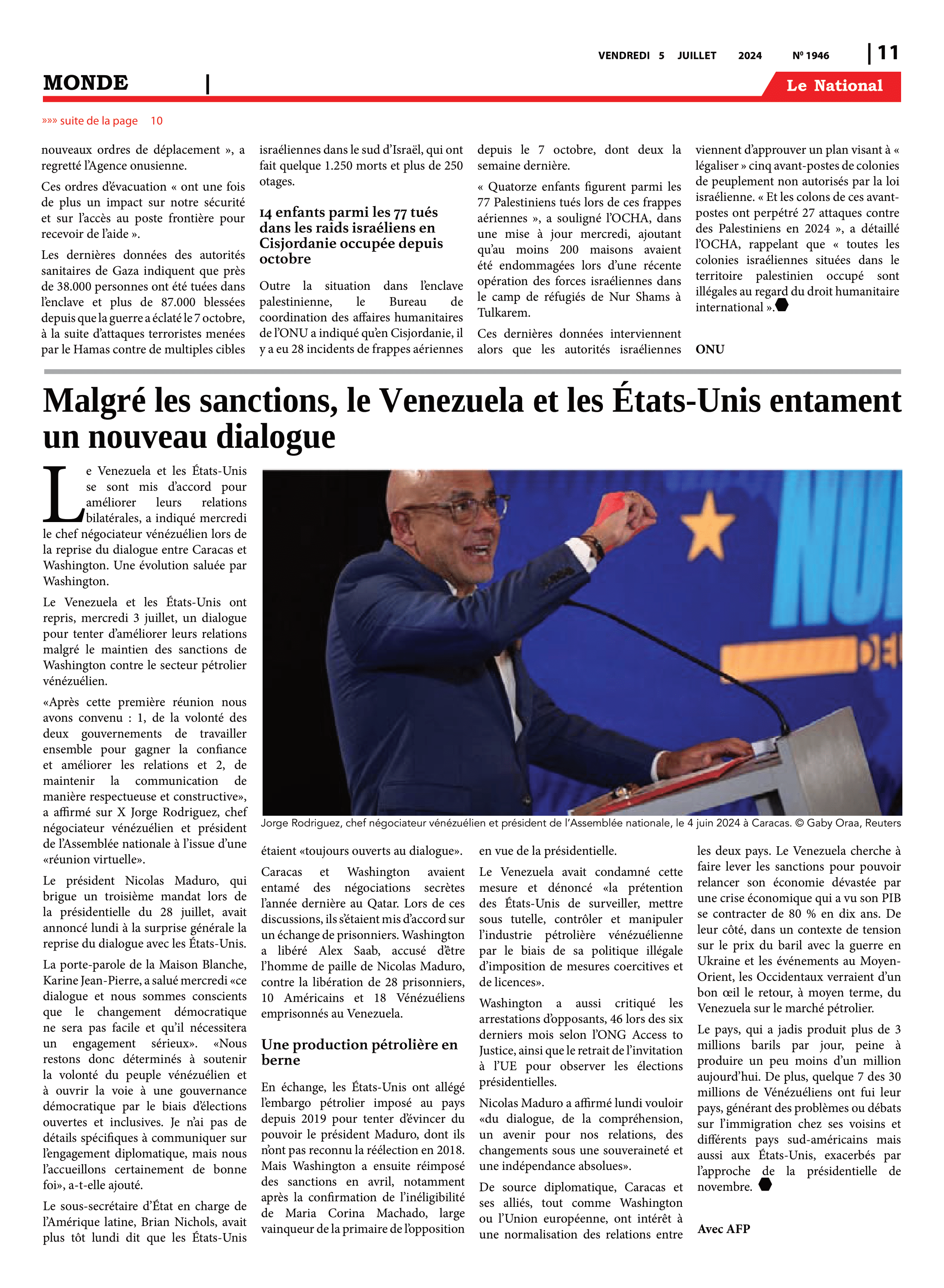 Page 11 de l'édition 1946
