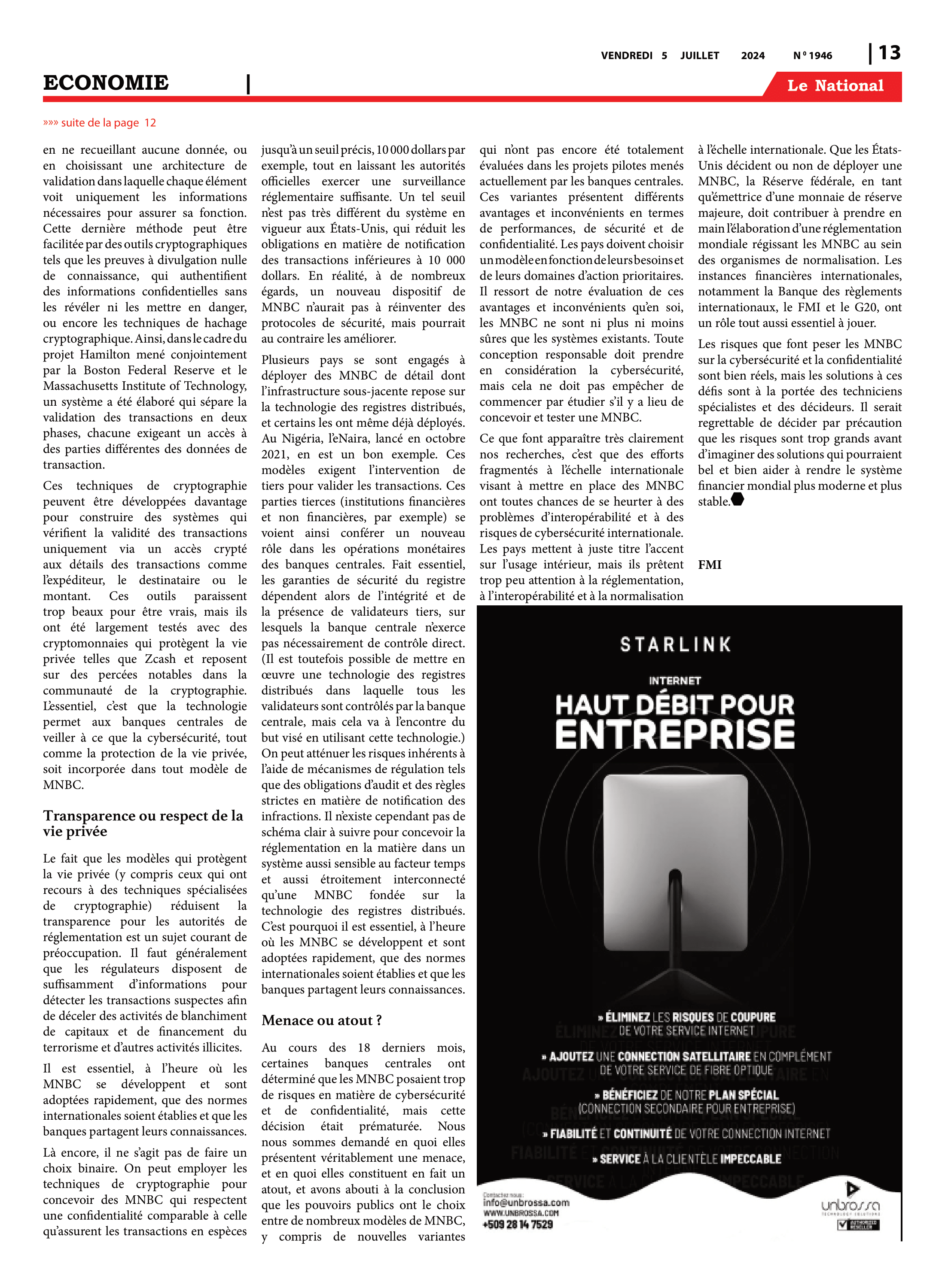 Page 13 de l'édition 1946