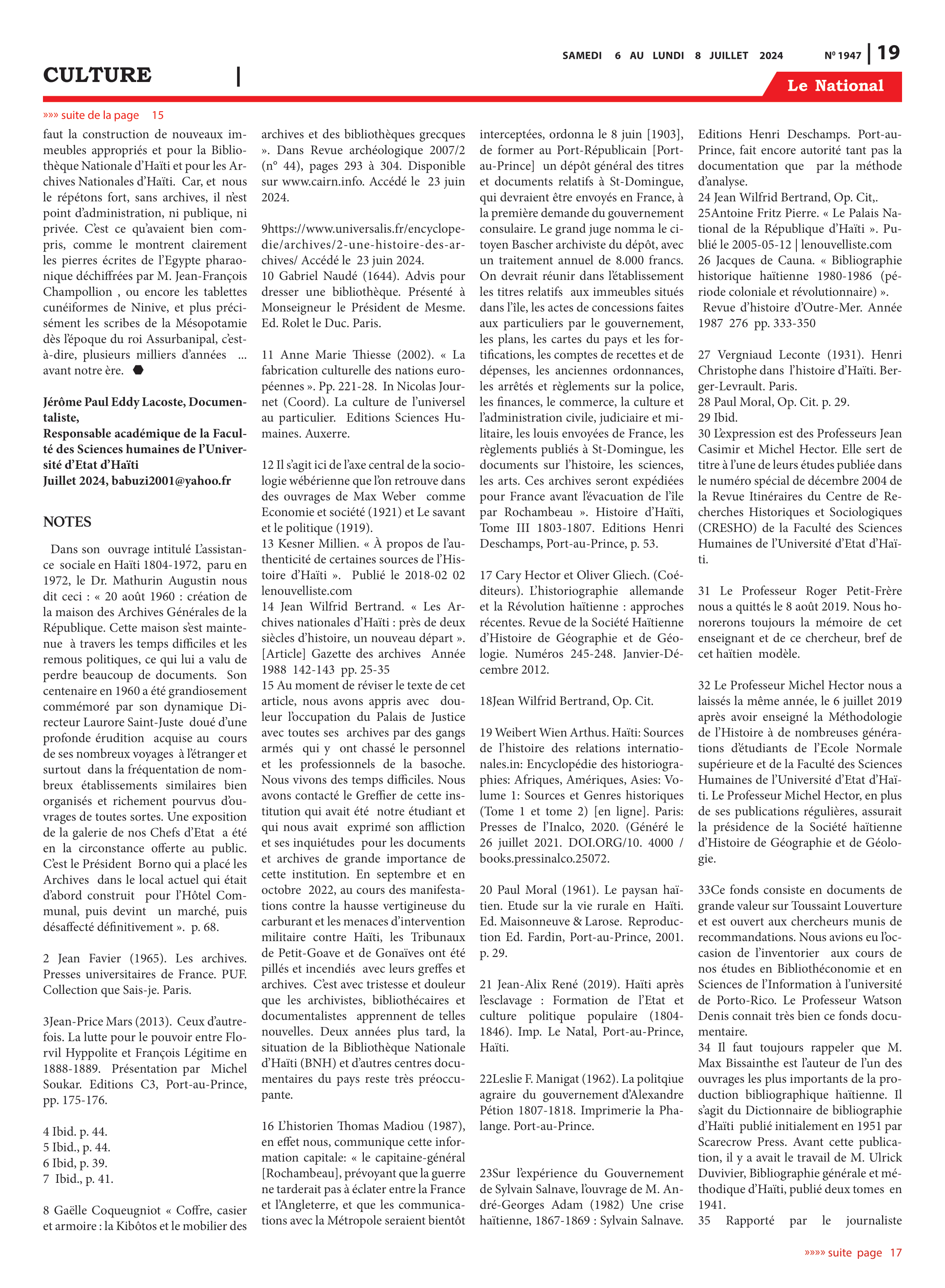 Page 19 de l'édition 1947