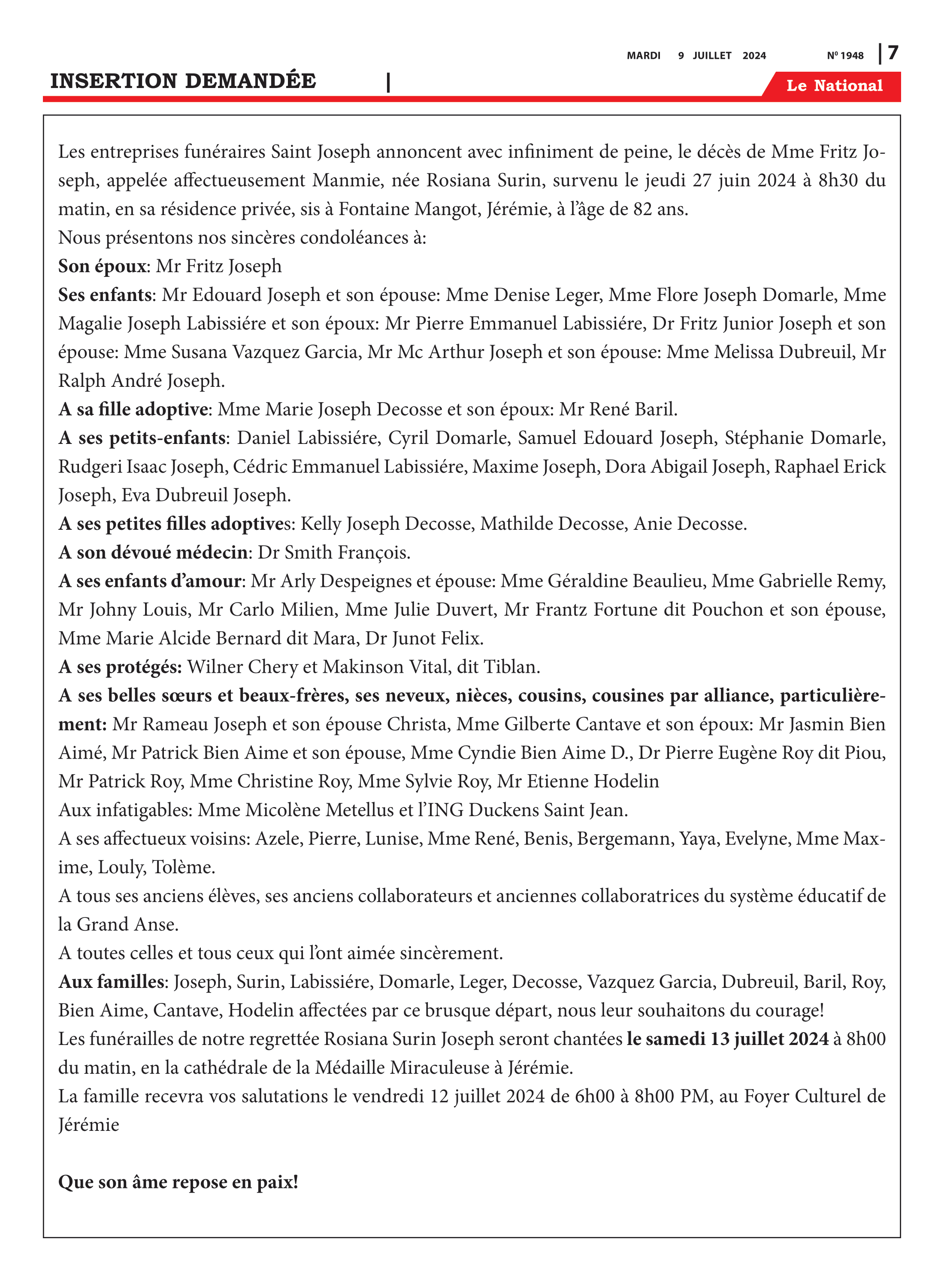 Page 7 de l'édition 1948