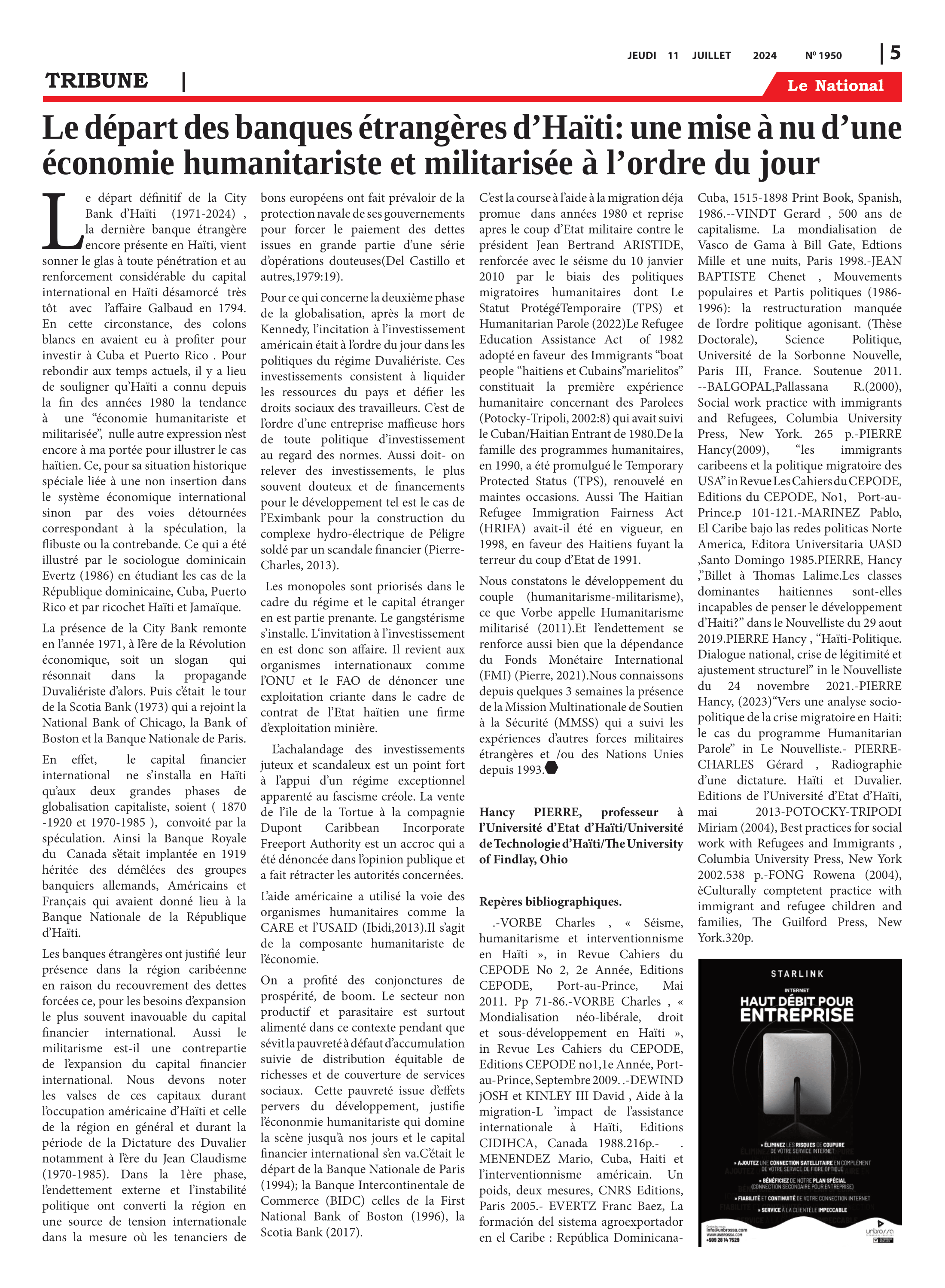 Page 5 de l'édition 1950