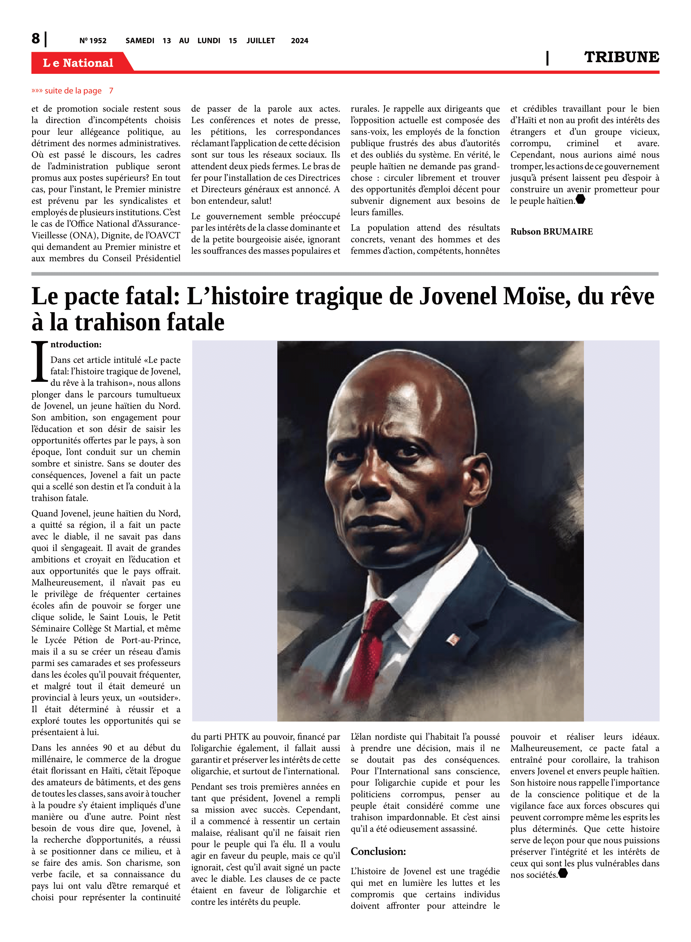 Page 8 de l'édition 1952