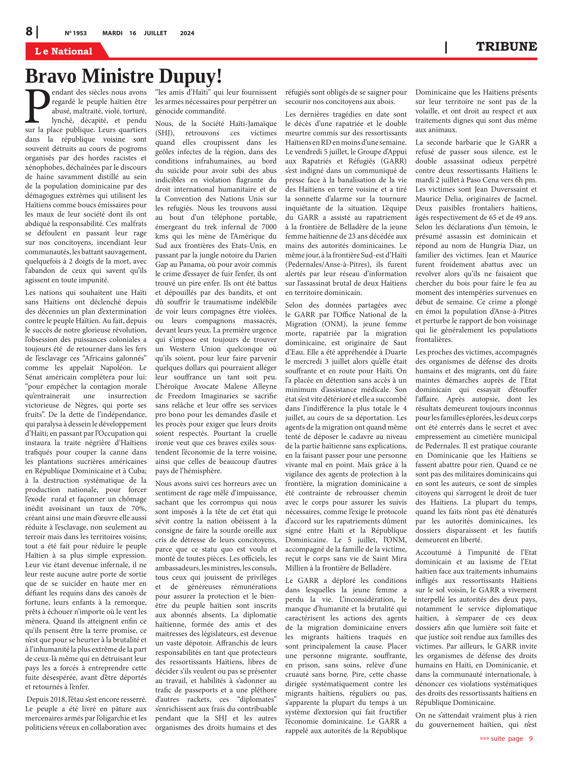 Page 8 de l'édition 1953