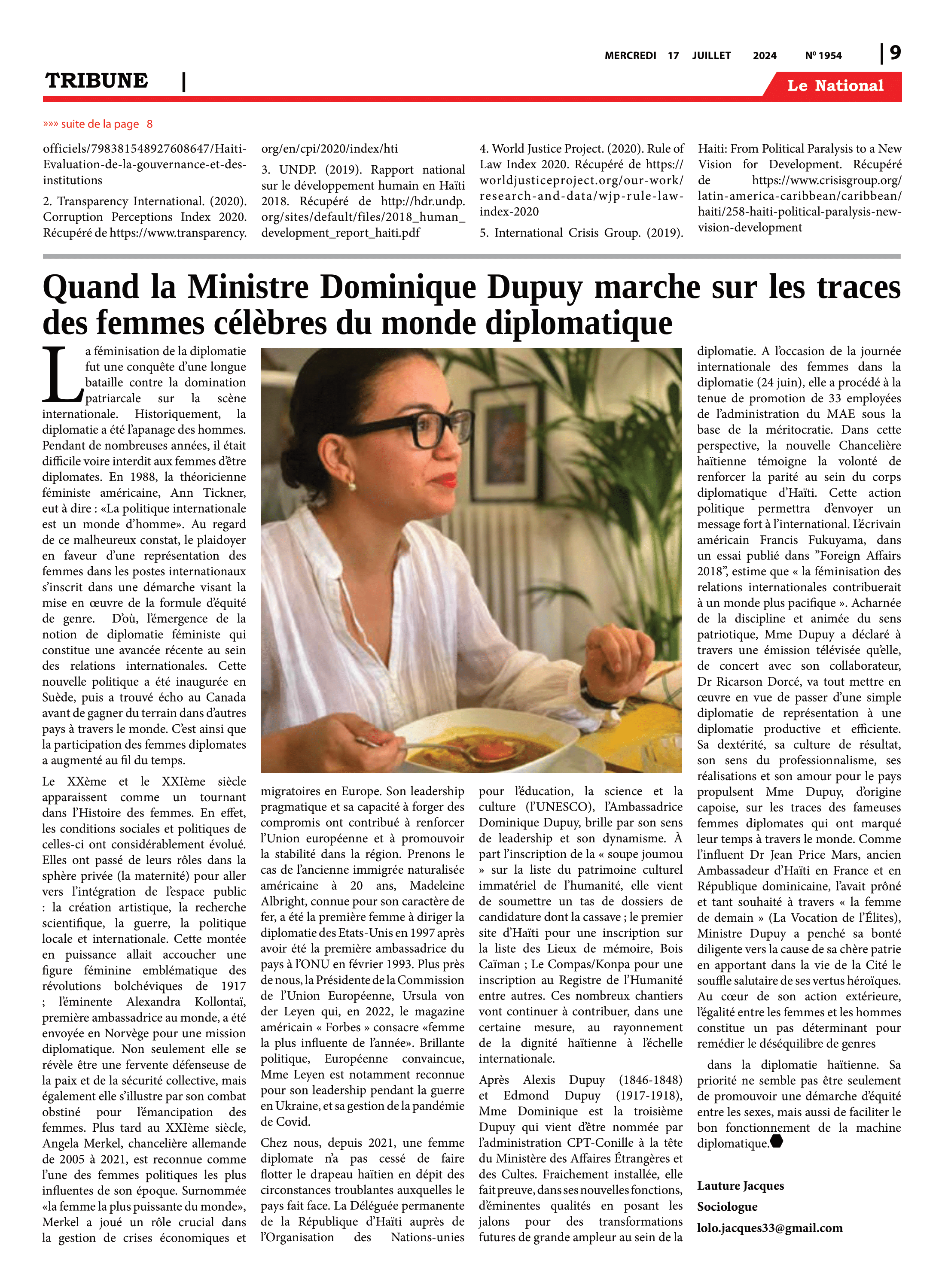 Page 9 de l'édition 1954