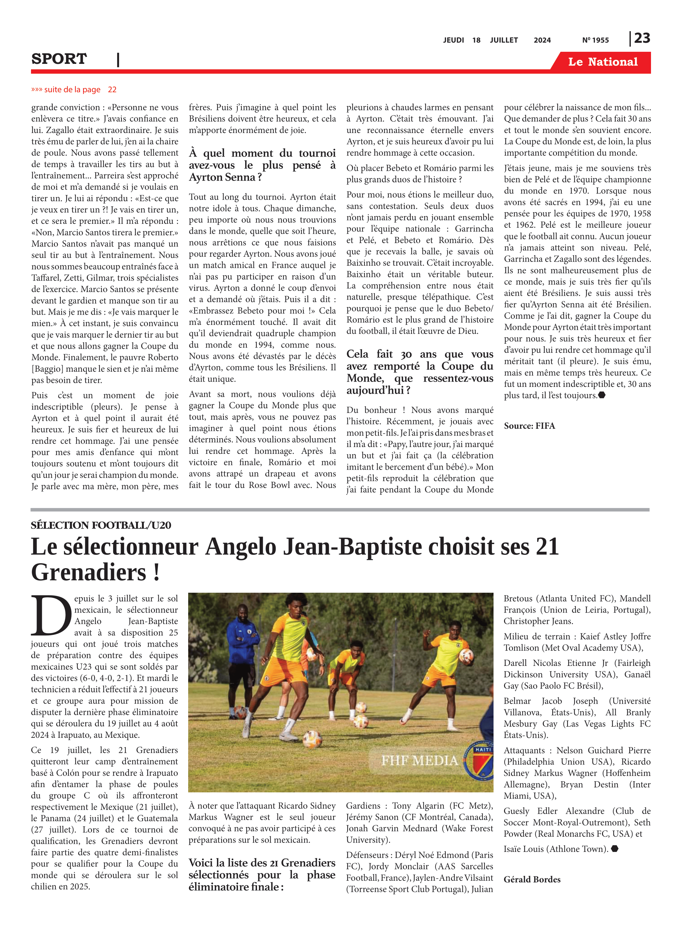 Page 23 de l'édition 1955