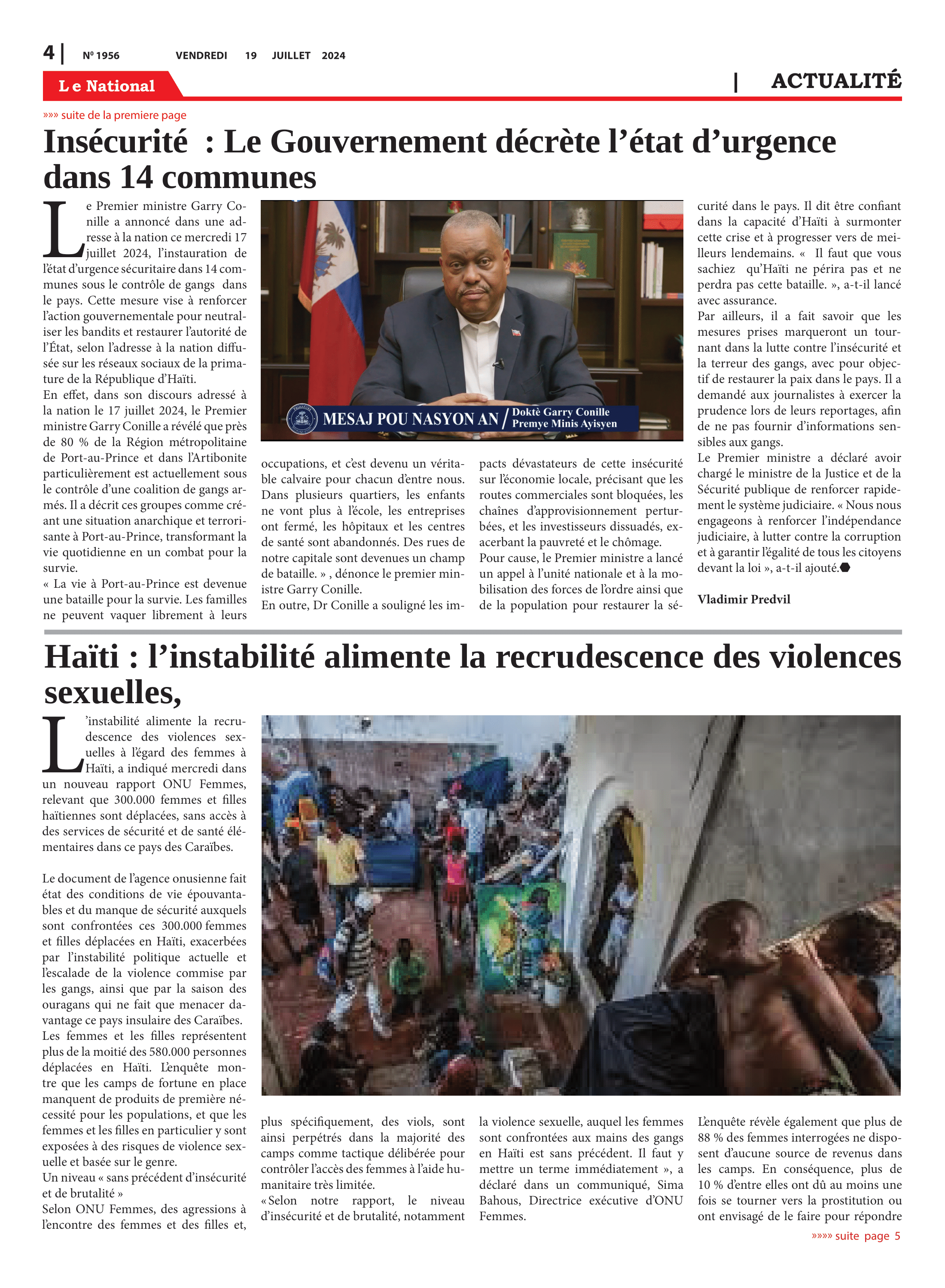 Page 4 de l'édition 1956