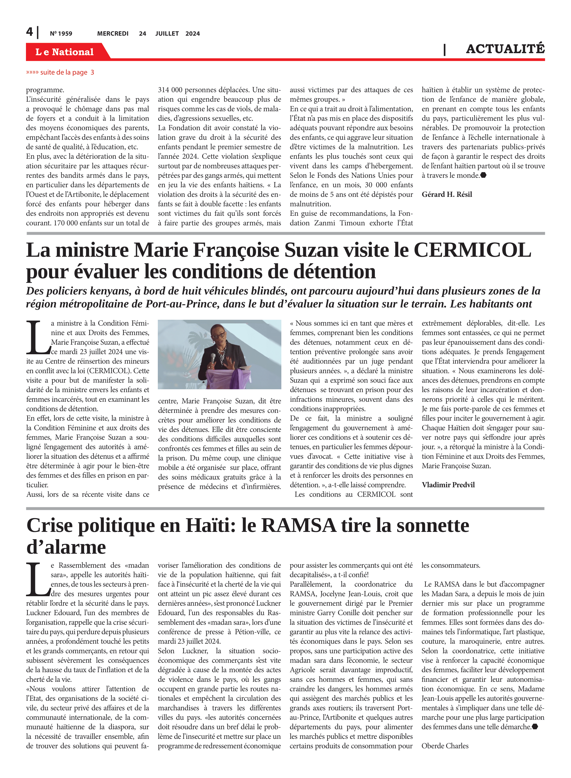 Page 4 de l'édition 1959