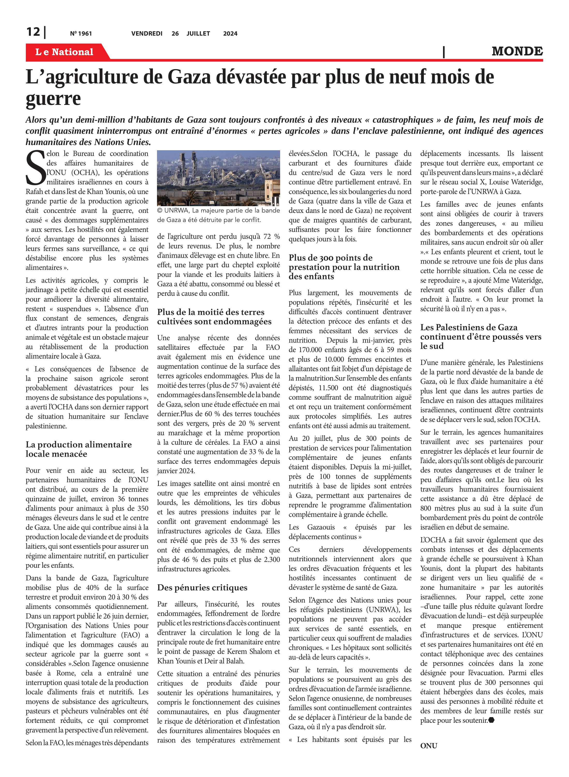 Page 12 de l'édition 1961