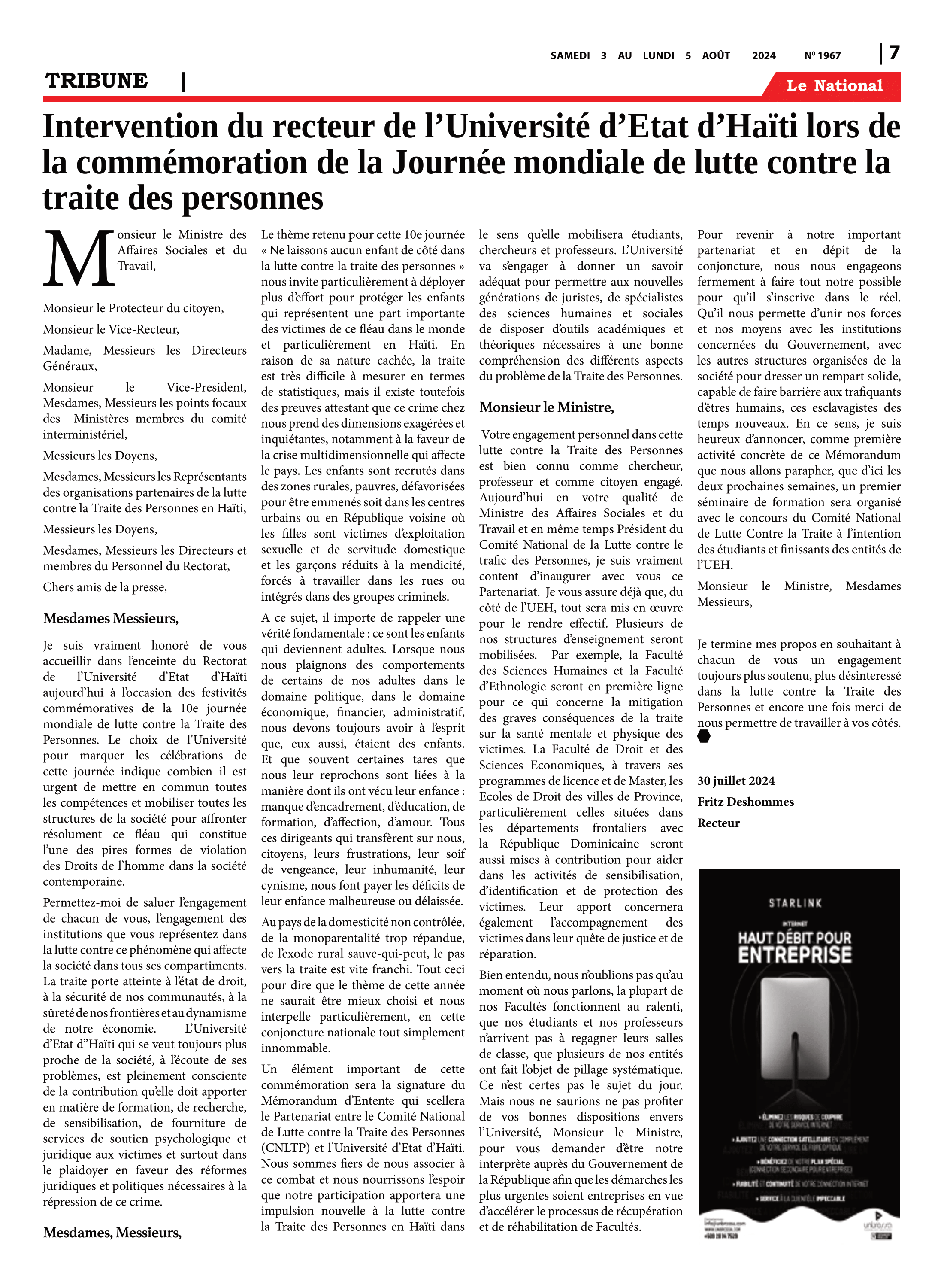 Page 7 de l'édition 1967