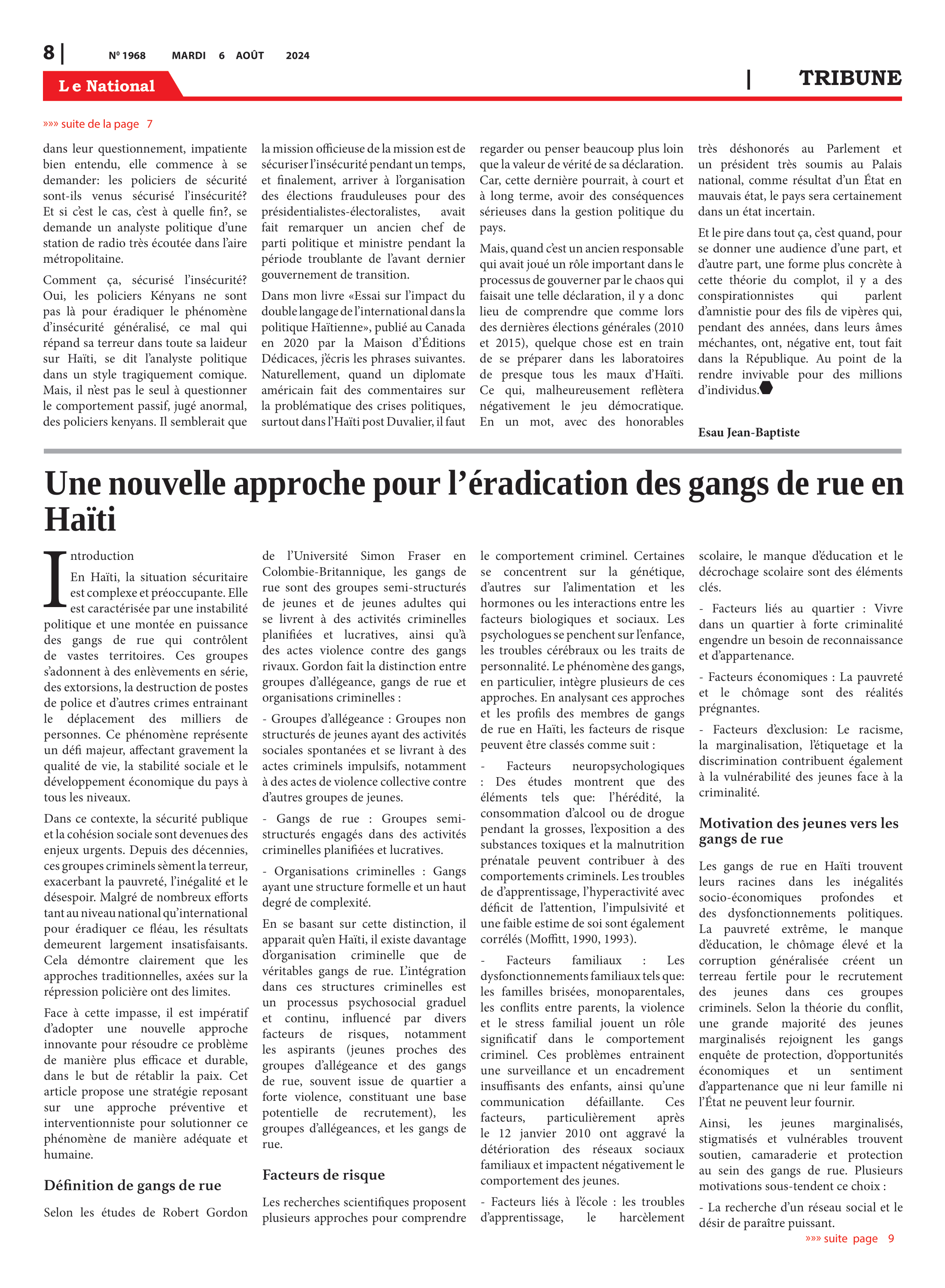 Page 8 de l'édition 1968