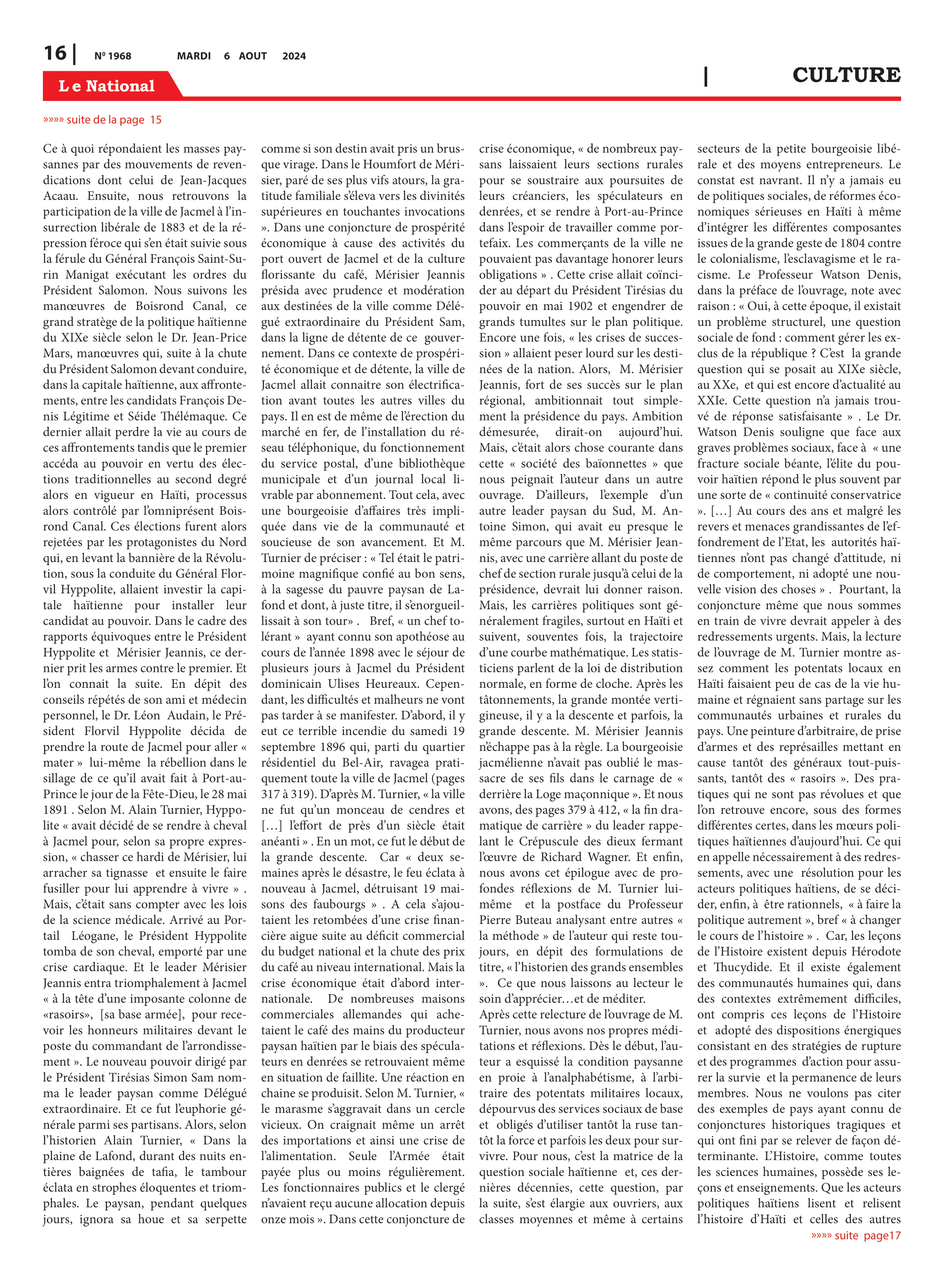 Page 16 de l'édition 1968
