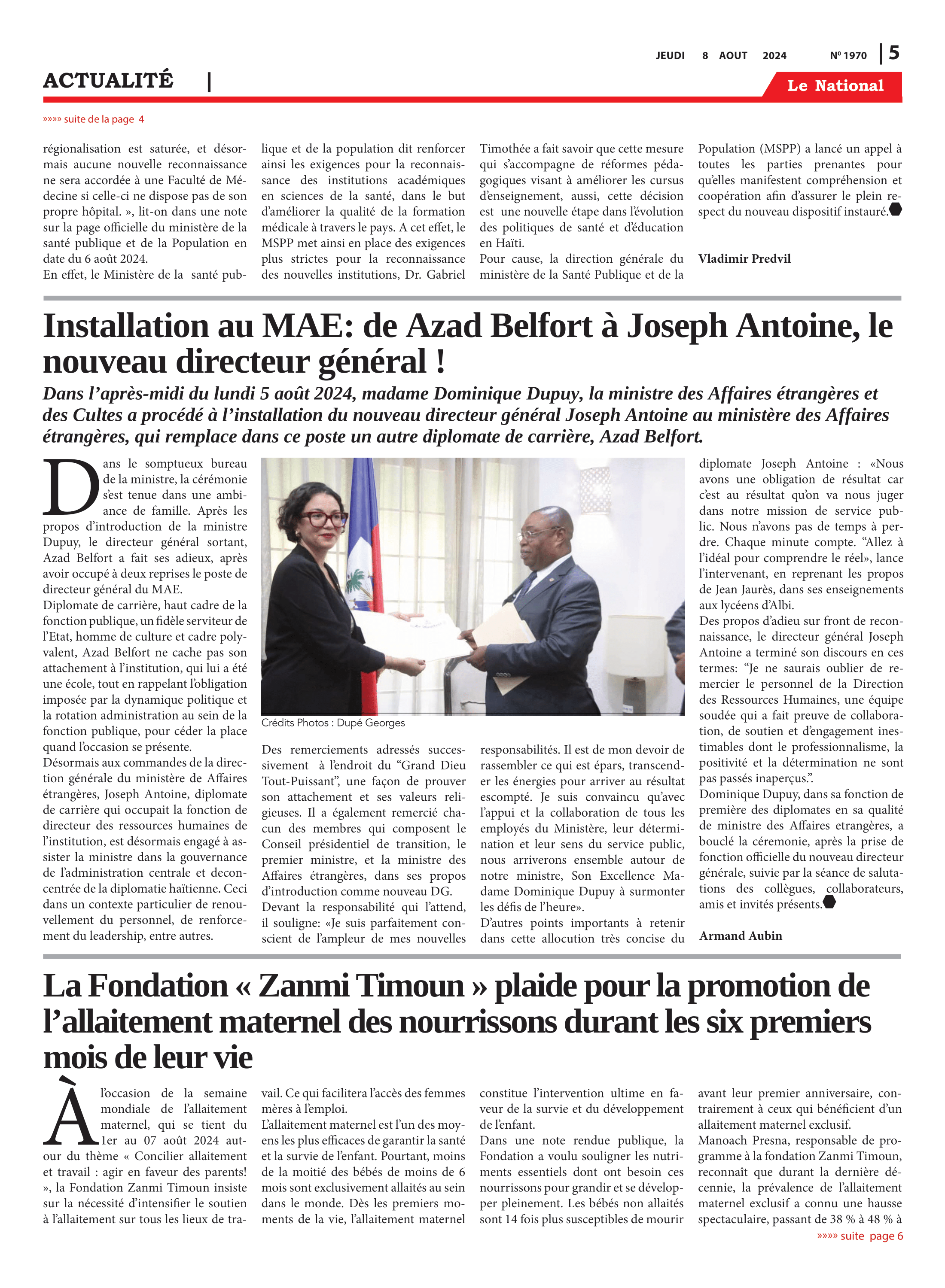 Page 5 de l'édition 1970
