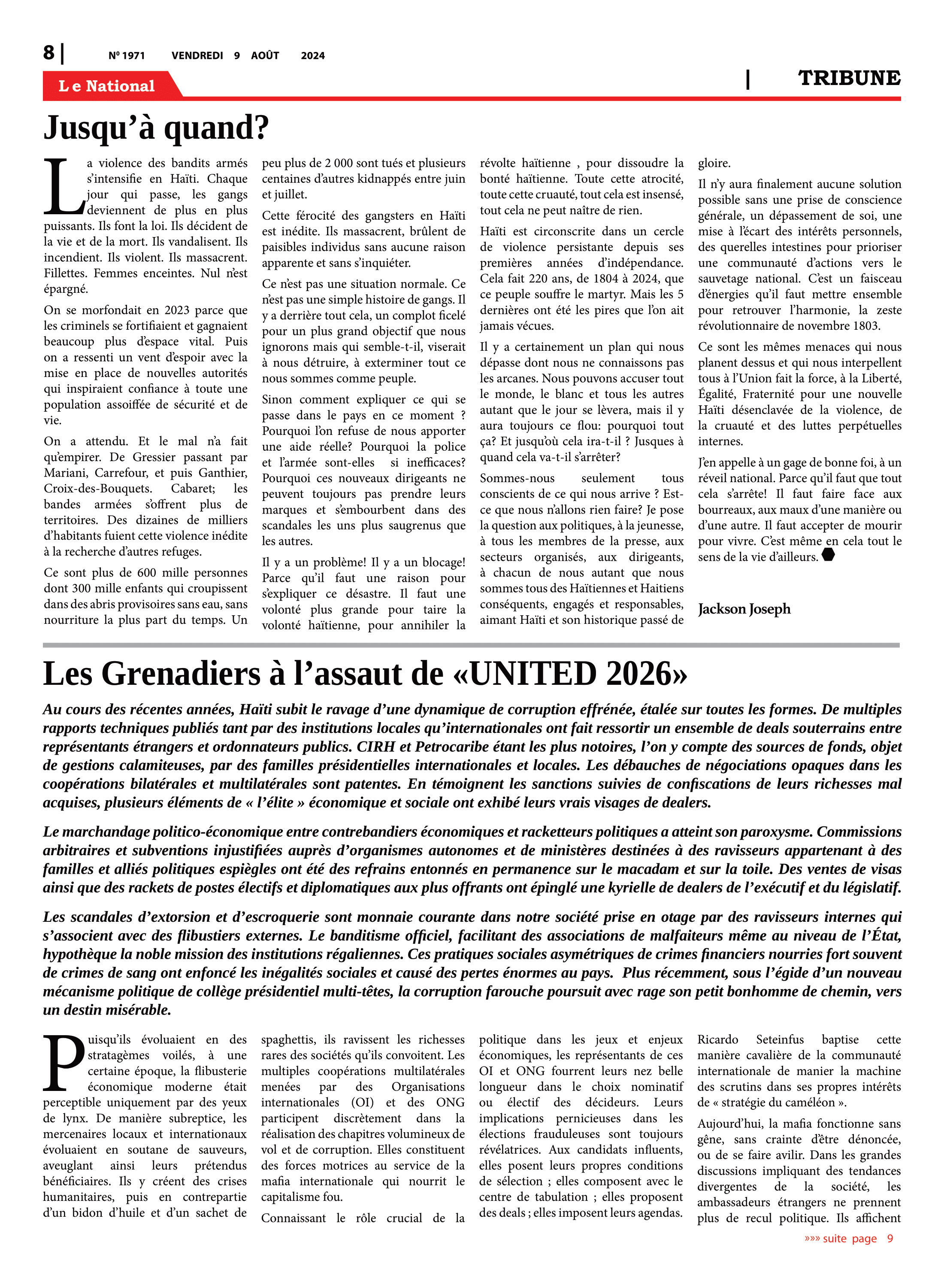 Page 8 de l'édition 1971