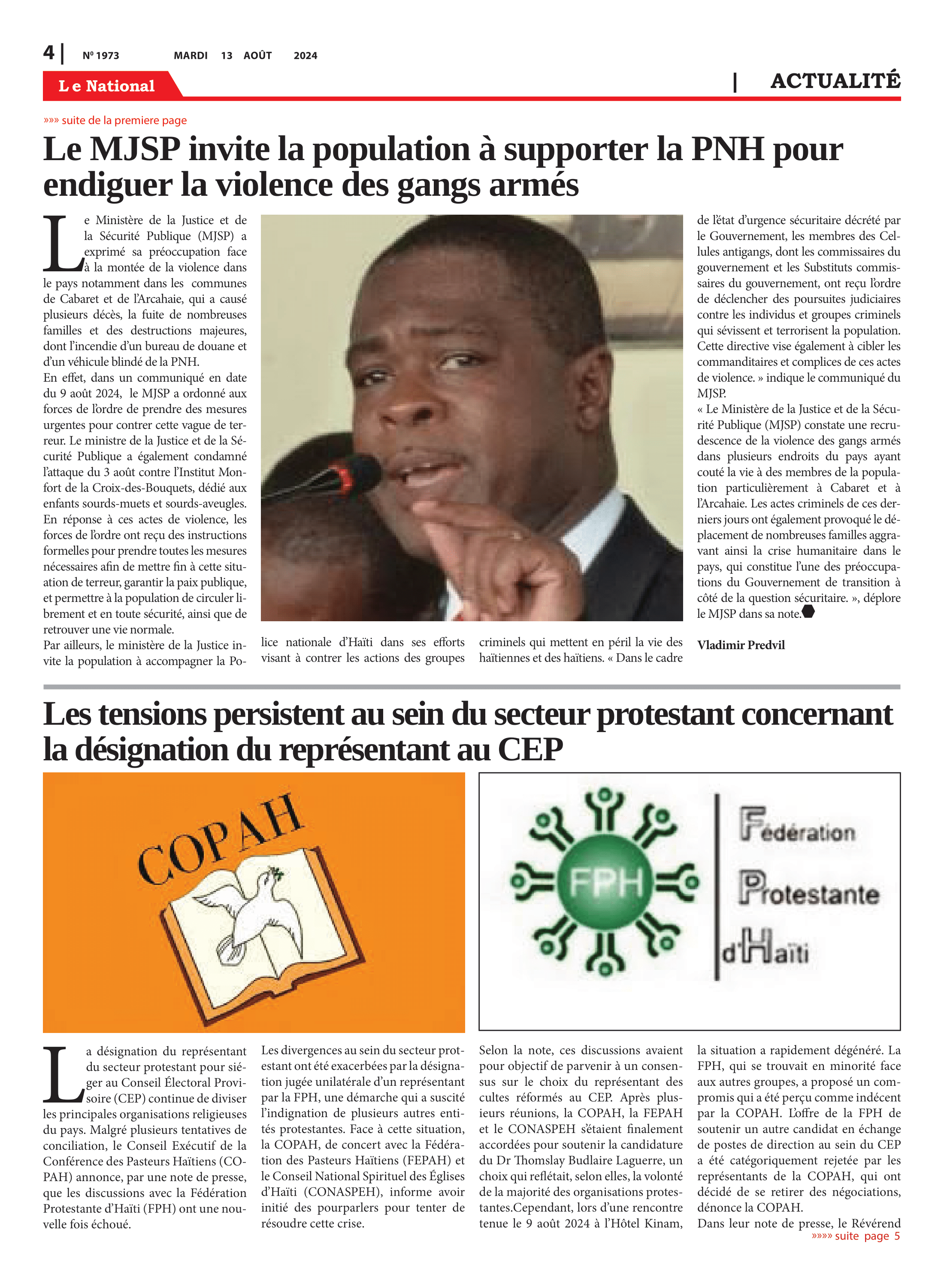 Page 4 de l'édition 1973