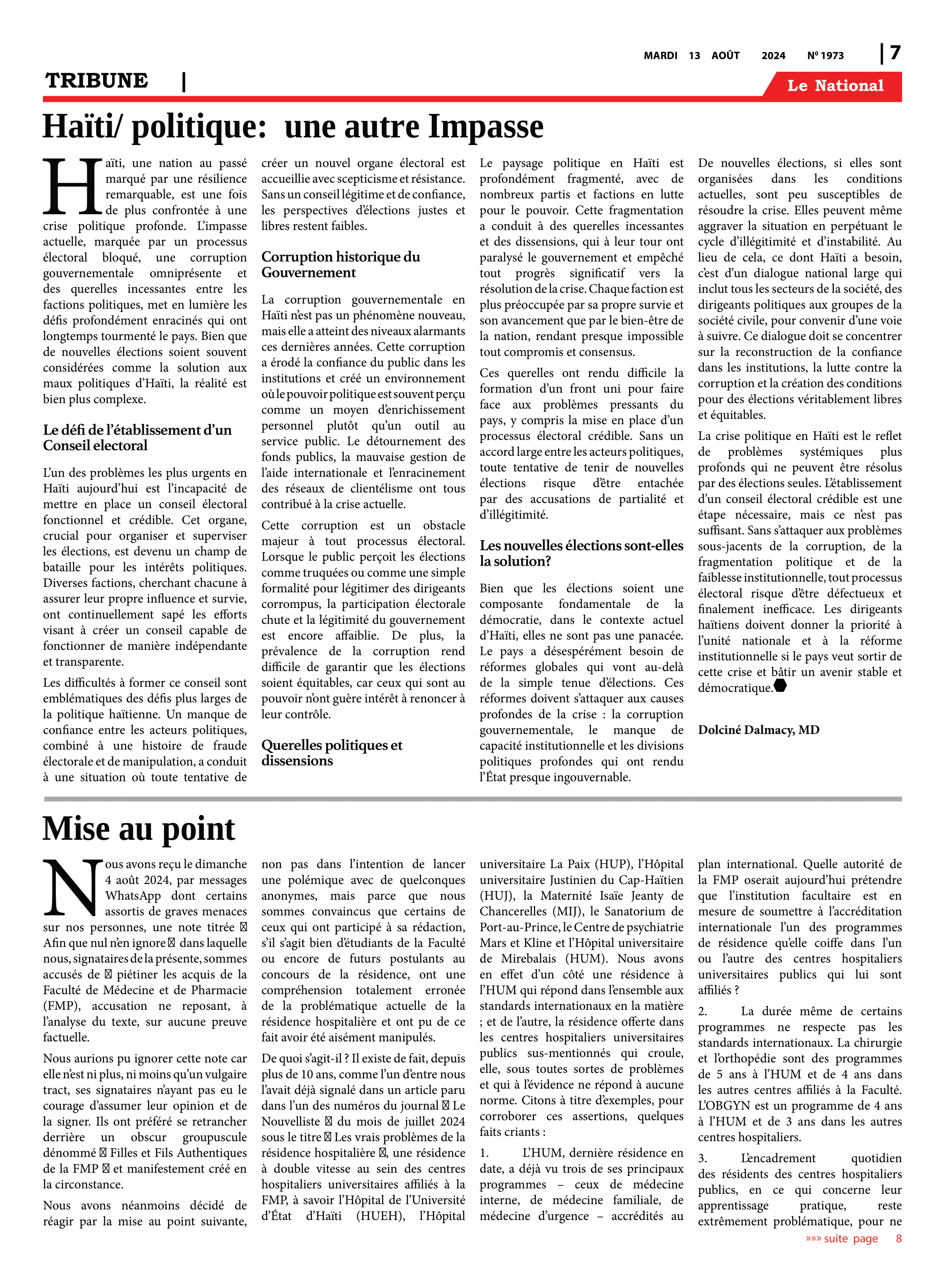 Page 7 de l'édition 1973
