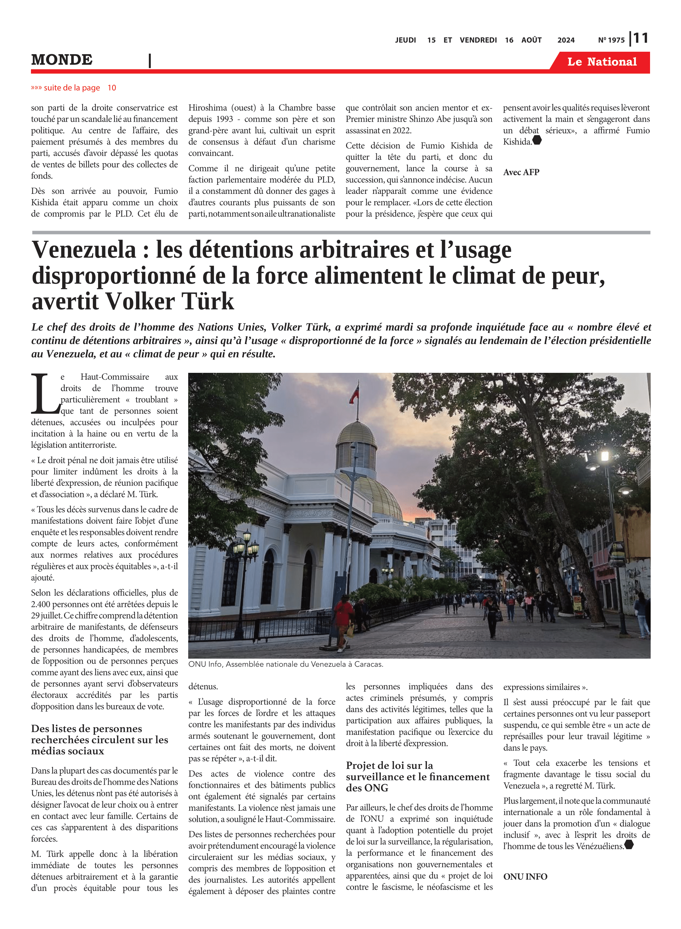 Page 11 de l'édition 1975