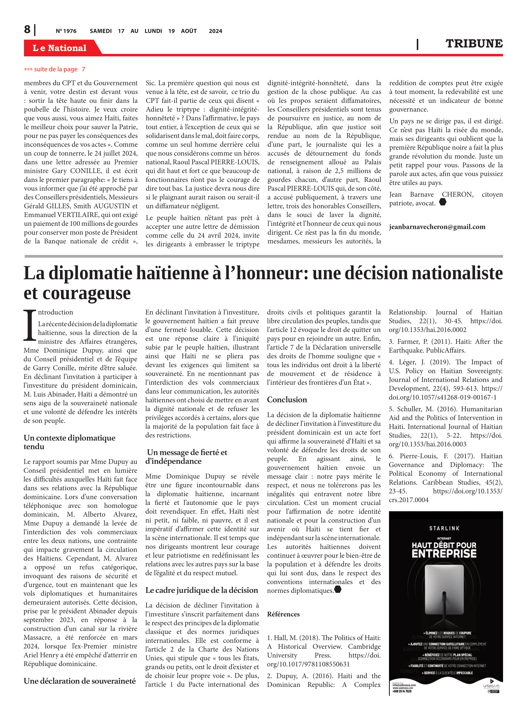 Page 8 de l'édition 1976