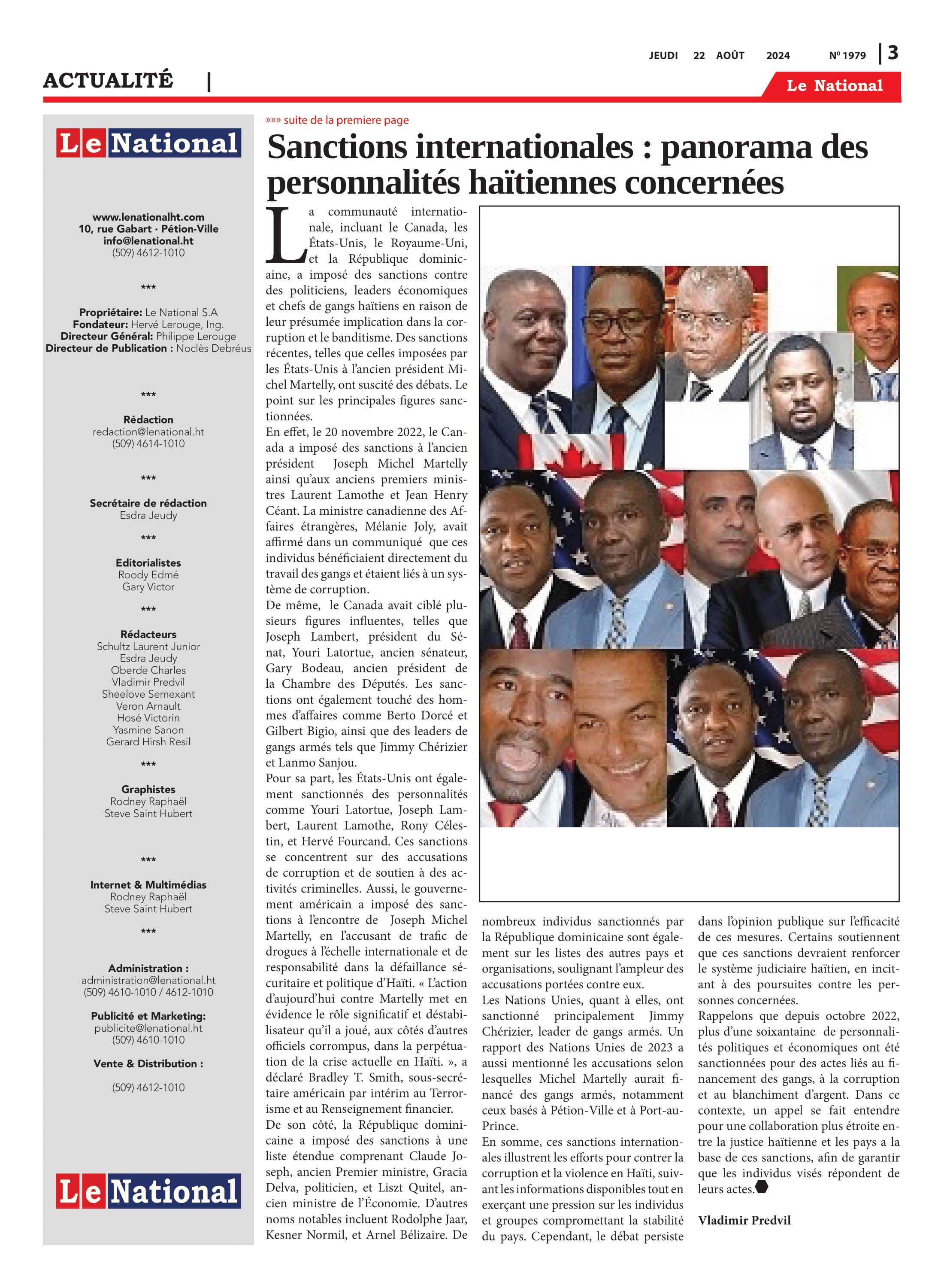Page 3 de l'édition 1979