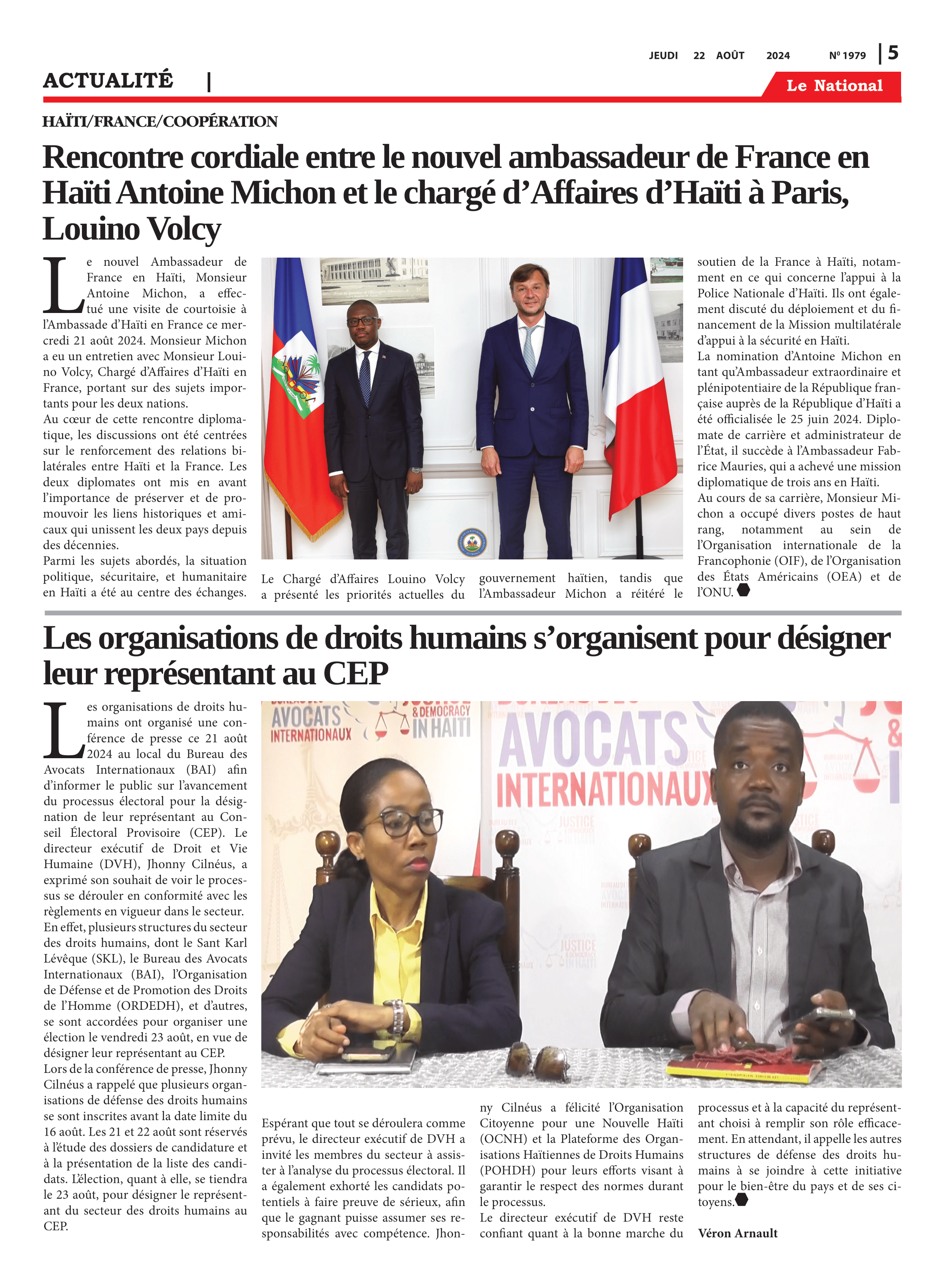 Page 5 de l'édition 1979