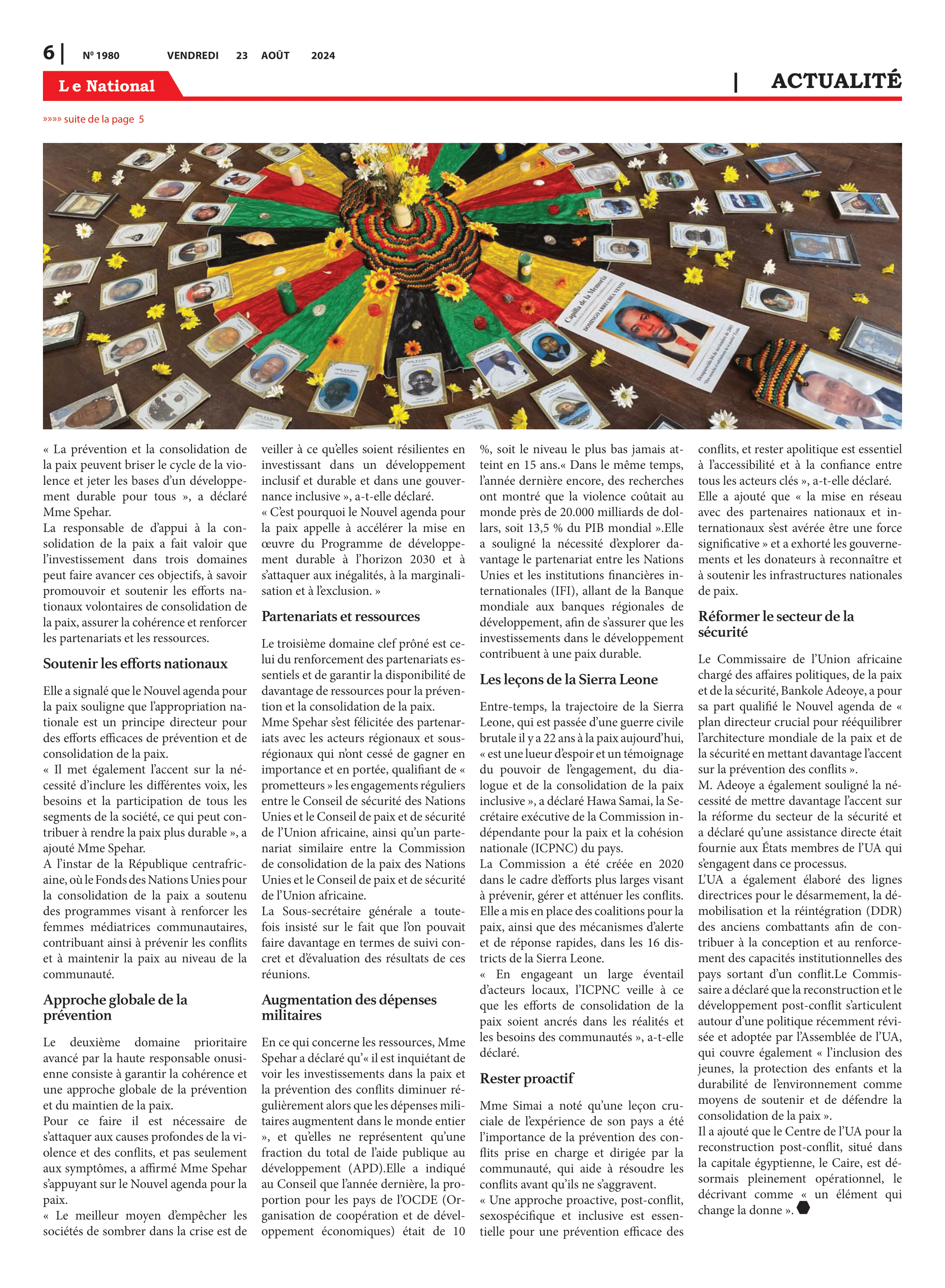 Page 6 de l'édition 1980