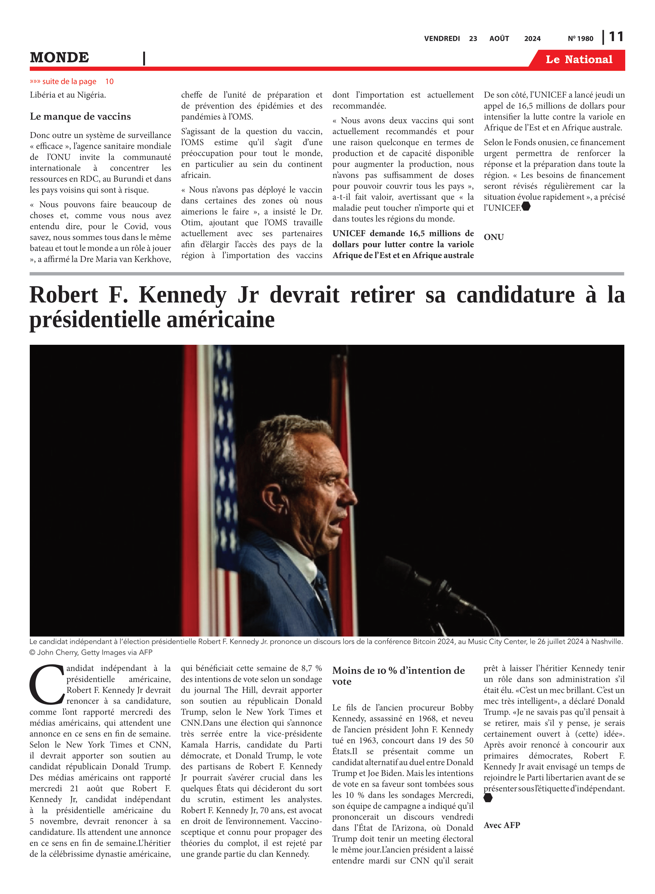 Page 11 de l'édition 1980