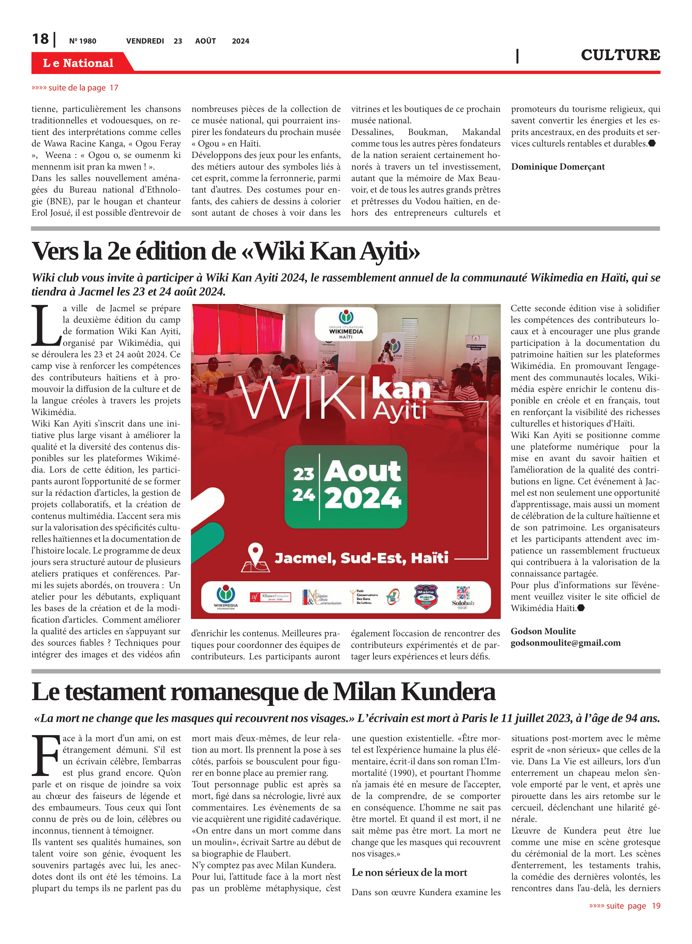 Page 18 de l'édition 1980